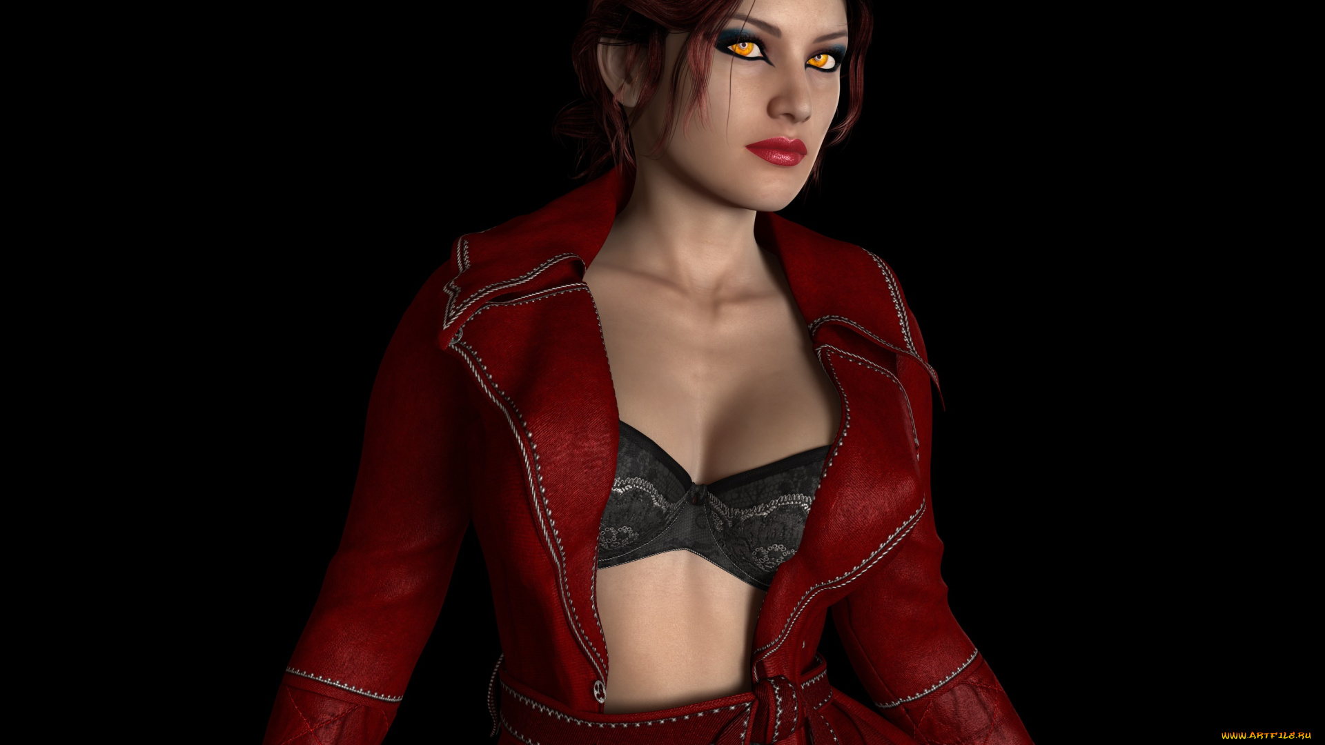 3д, графика, люди, , people, фон, взгляд, девушка