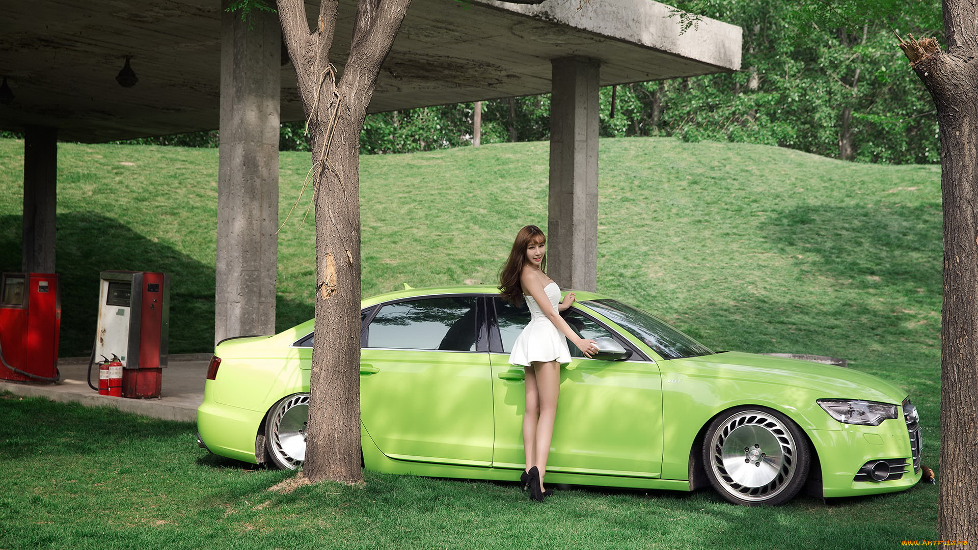 автомобили, -авто, с, девушками, взгляд, фон, автомобиль, девушка