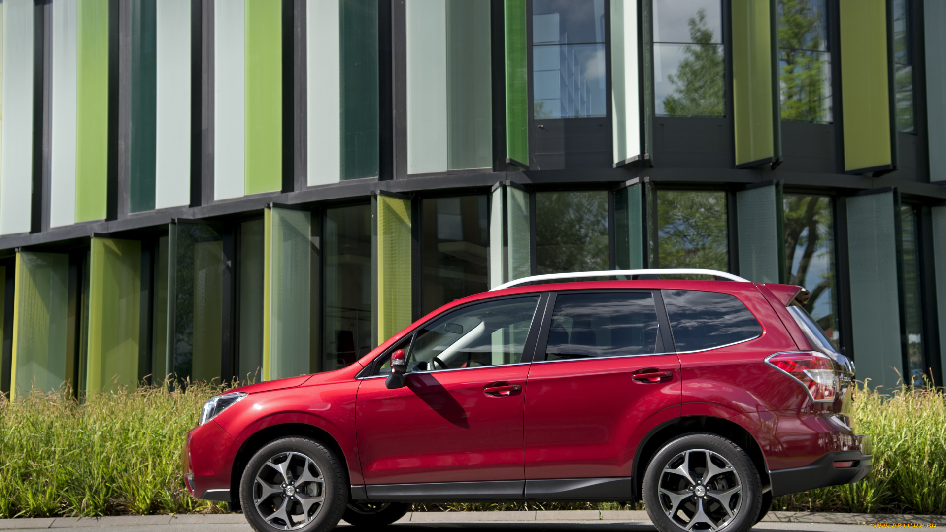 автомобили, subaru, forester, 2-0d, sport, 2014г, красный