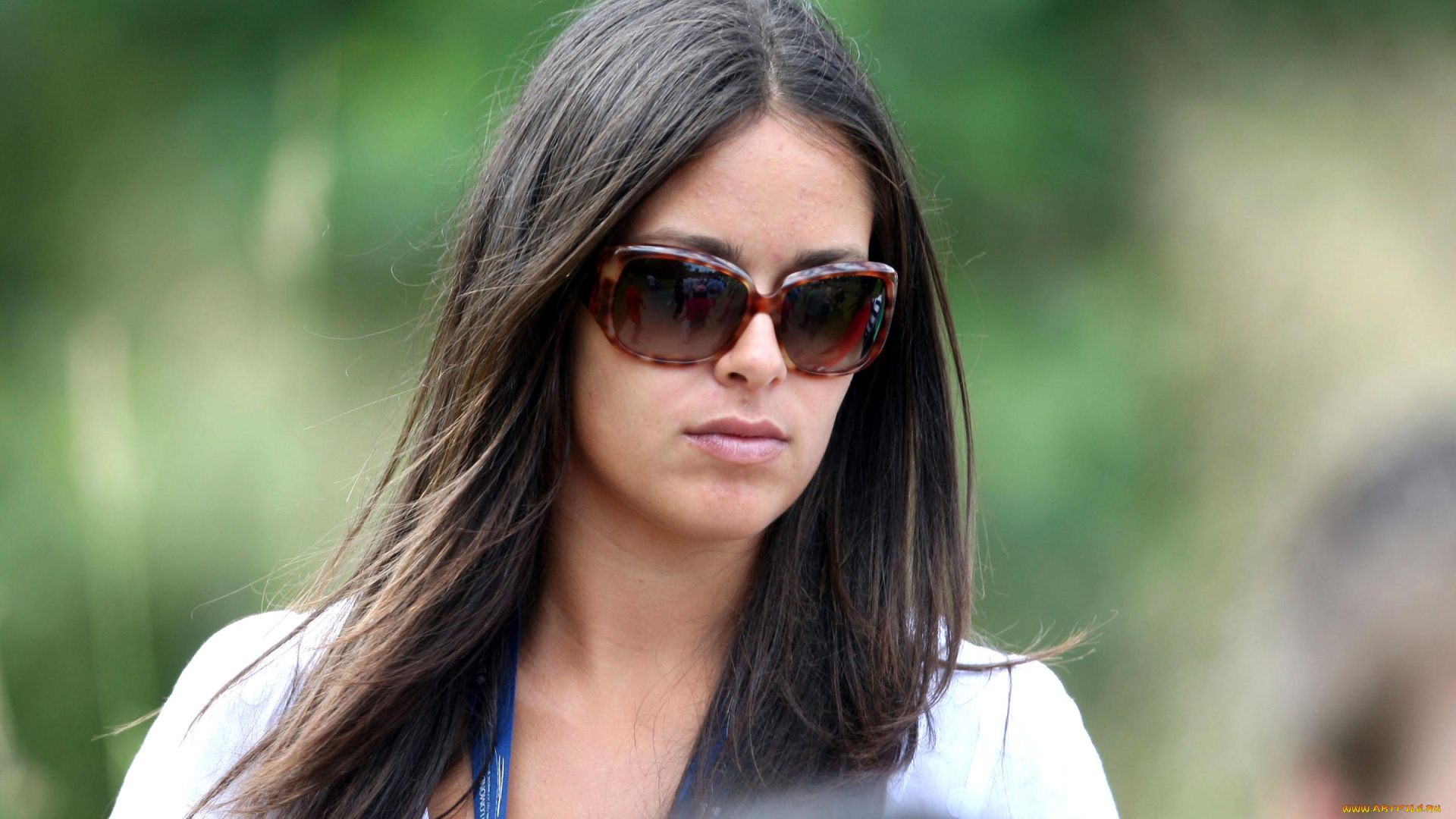 девушки, ana, ivanovic, очки, брюнетка, теннисистка, спортсменка, ана, иванович