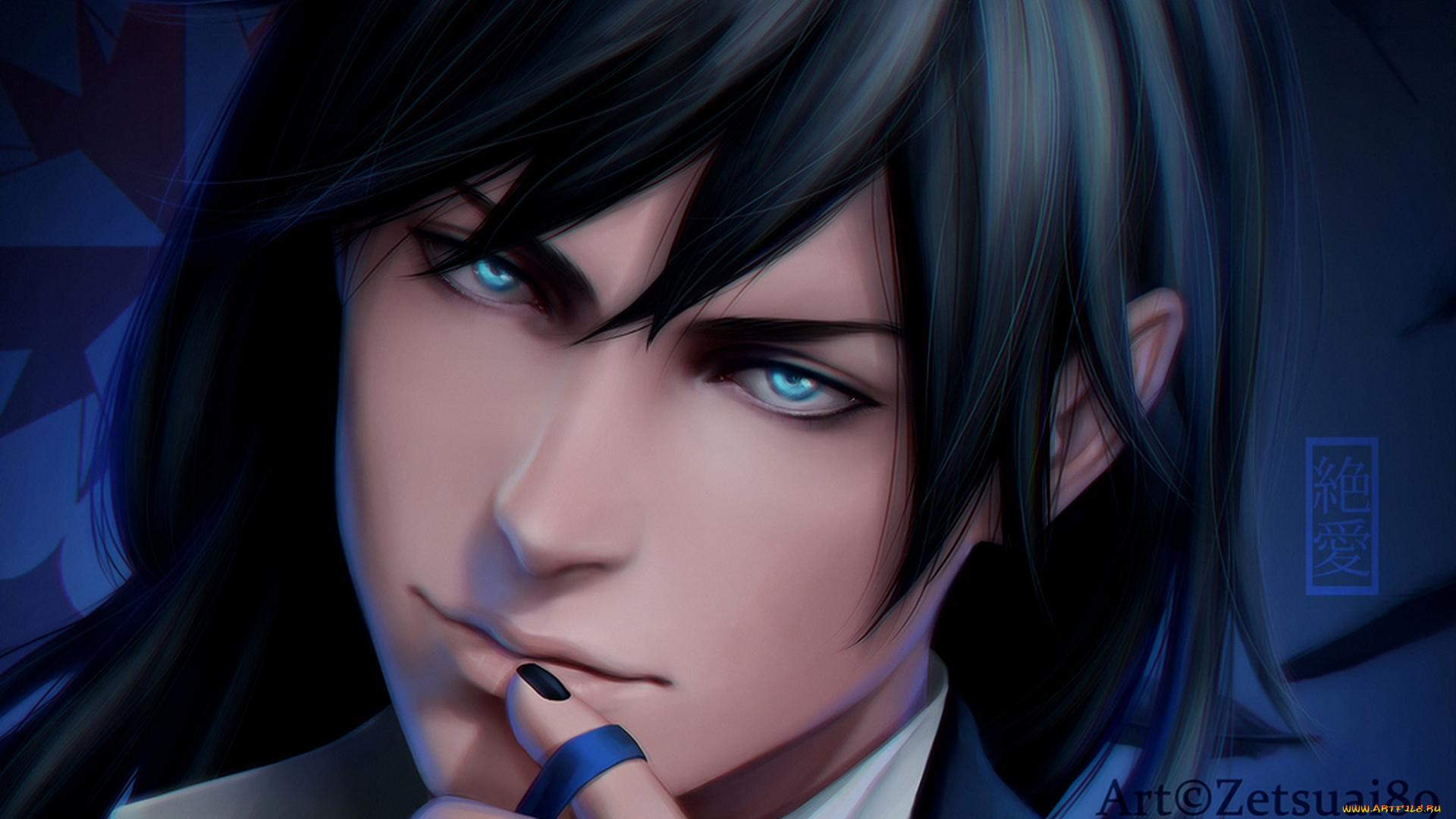 фэнтези, люди, парень, взгляд, брюнет