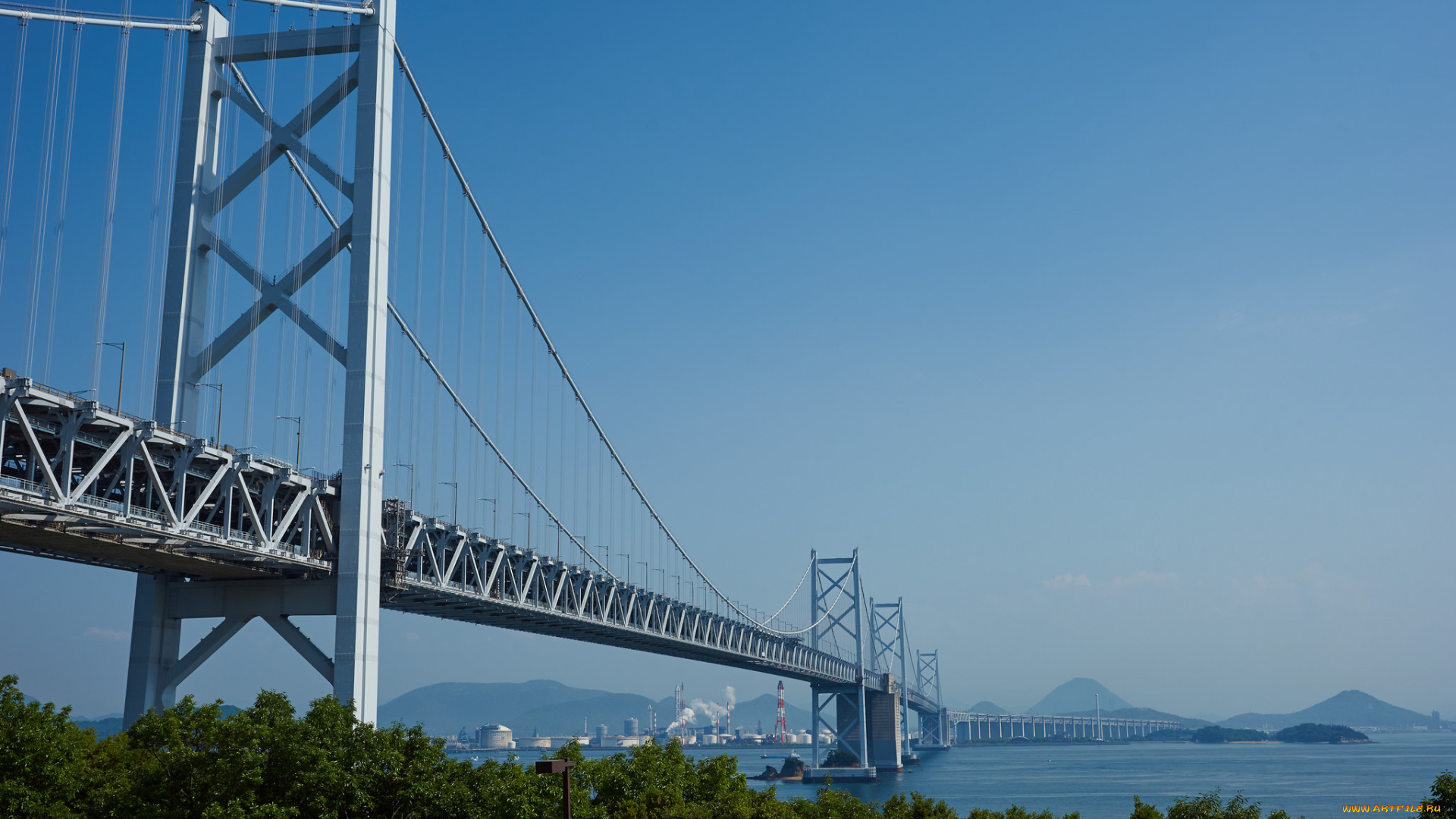 города, -, мосты, мост, небо