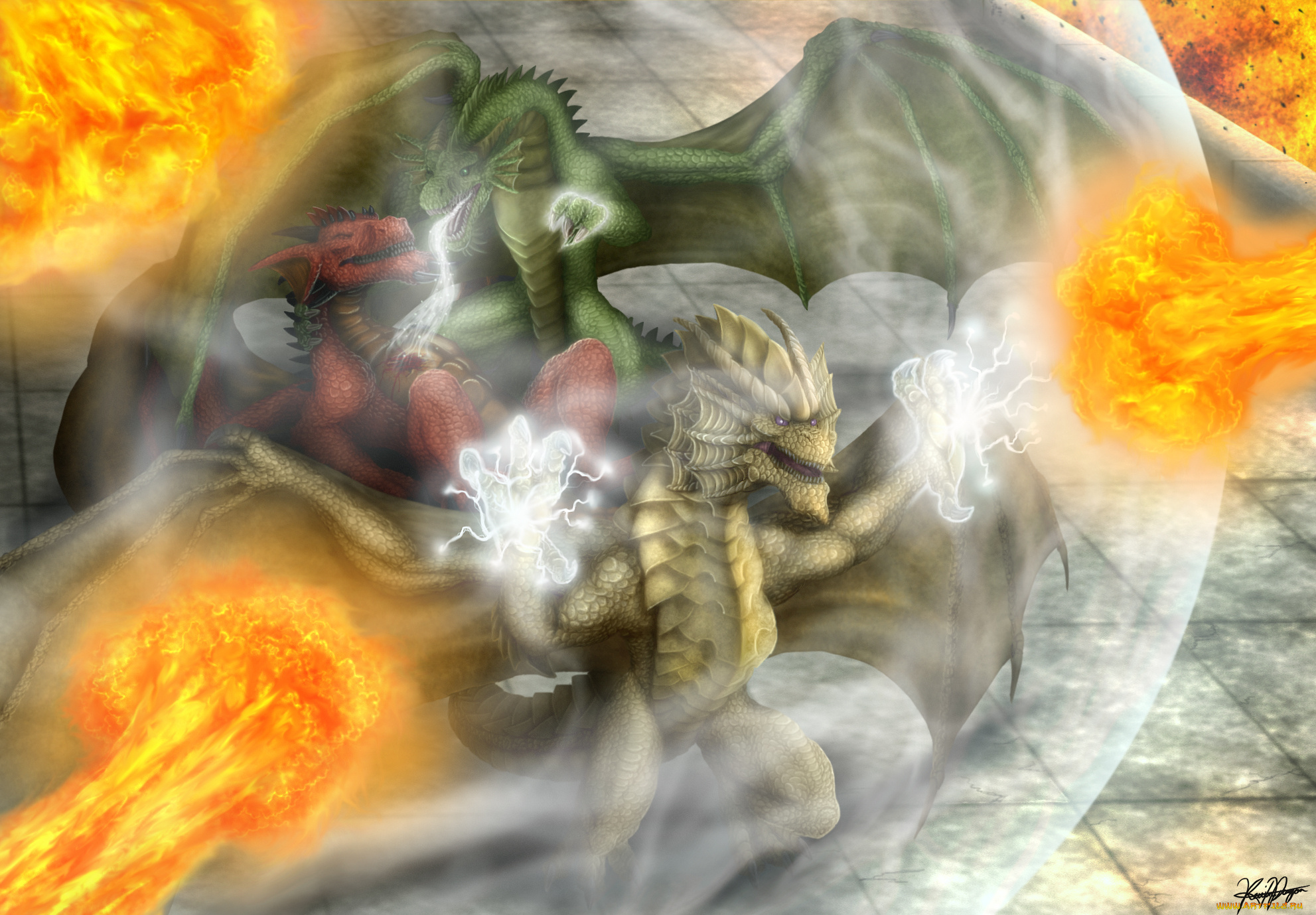 фэнтези, драконы