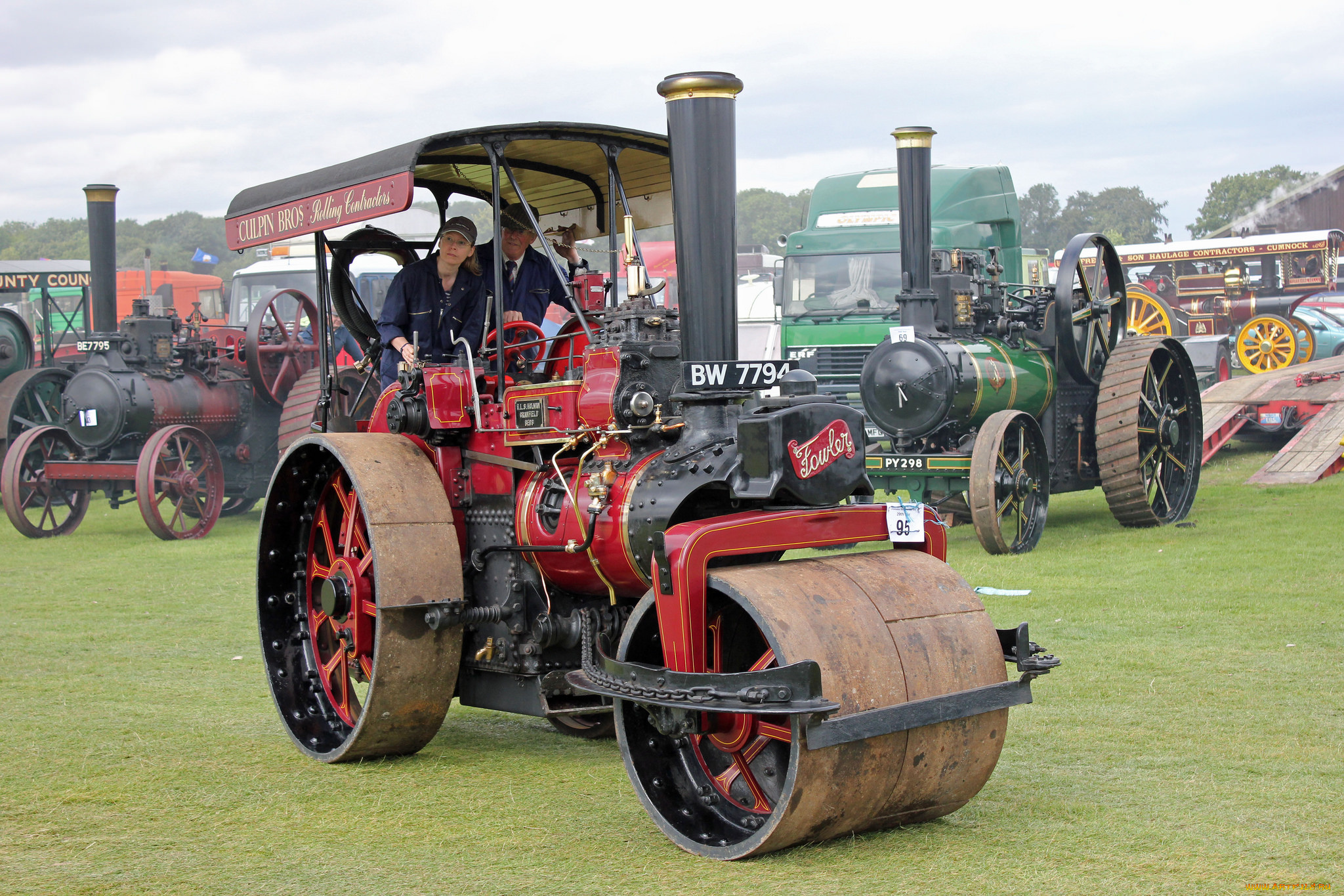 техника, катки, каток, паровой