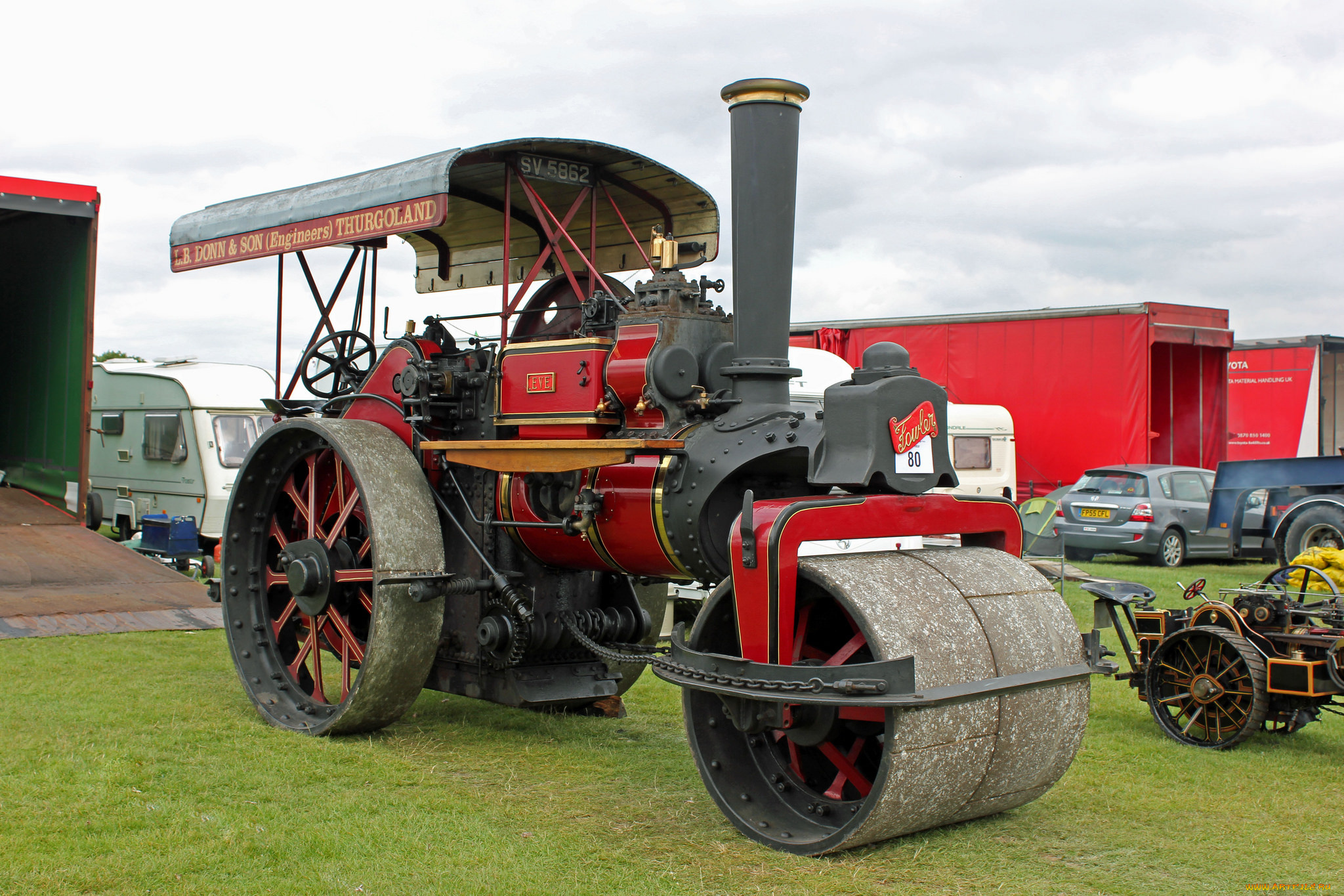 техника, катки, каток, паровой