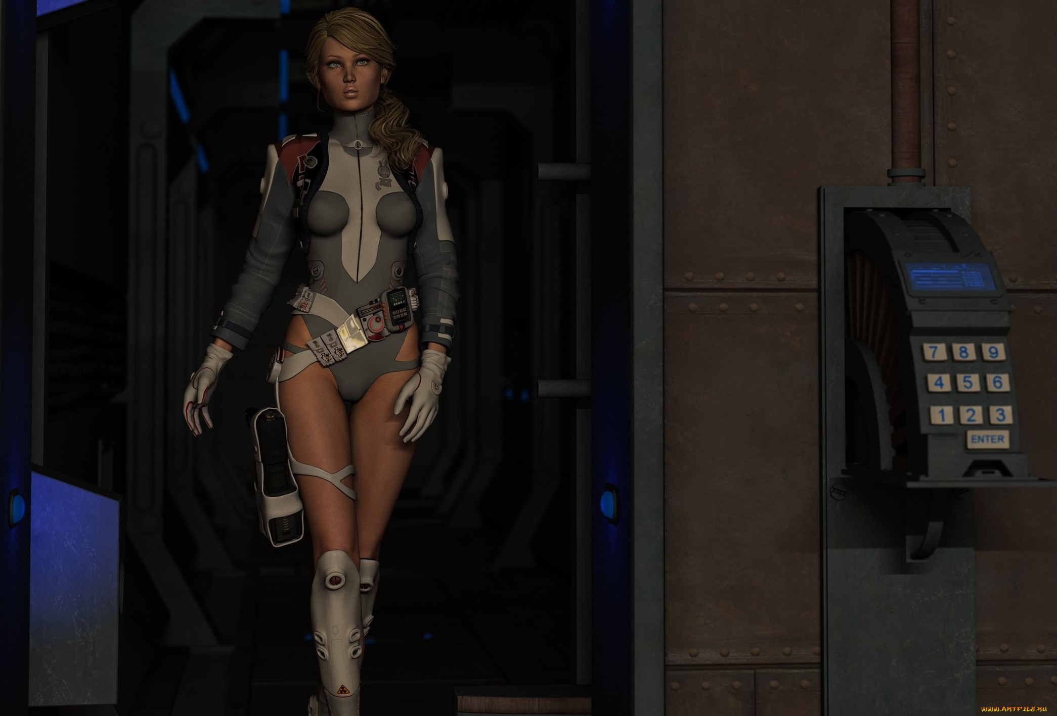 3д, графика, люди, , people, девушка, взгляд, фон