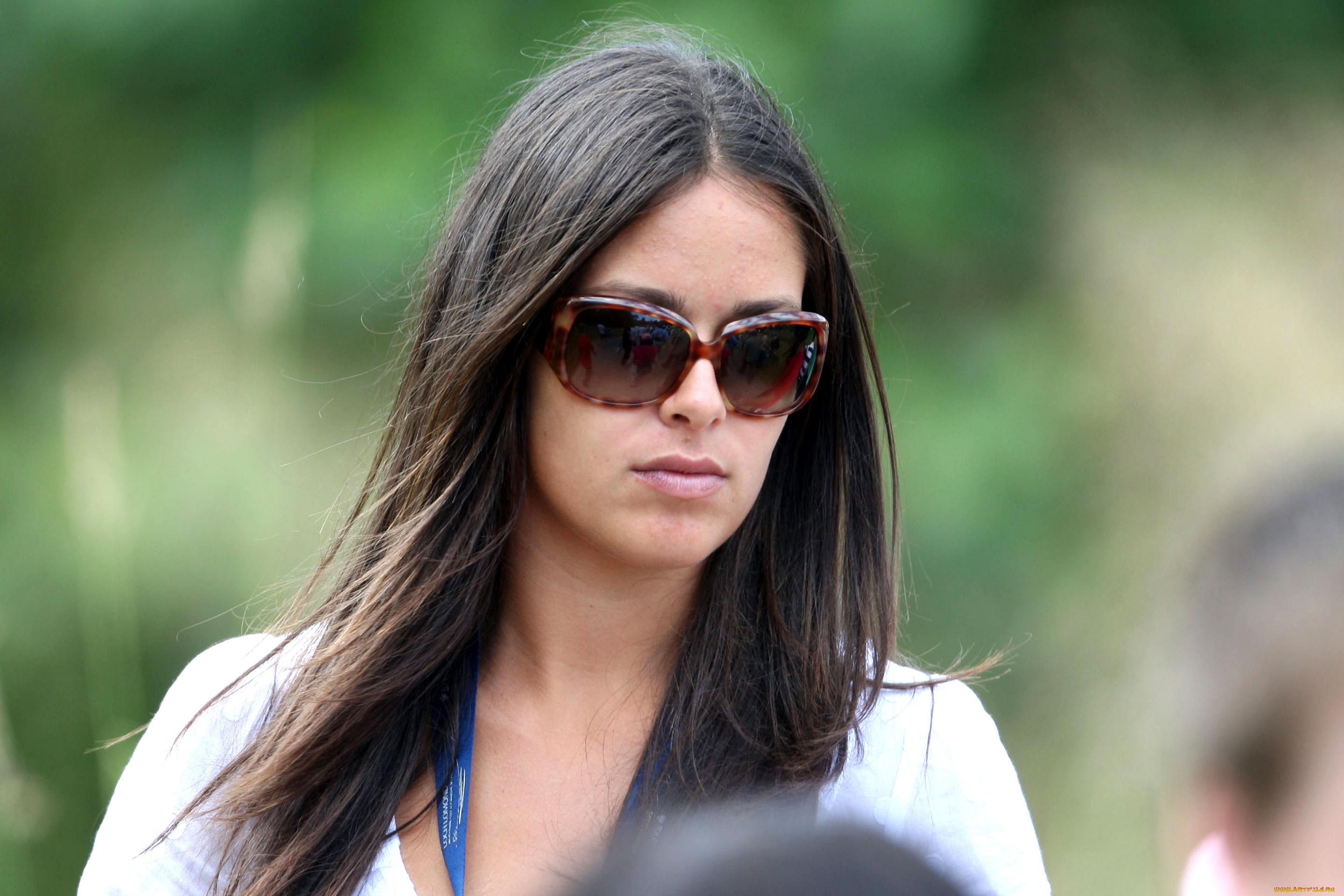 девушки, ana, ivanovic, очки, брюнетка, теннисистка, спортсменка, ана, иванович