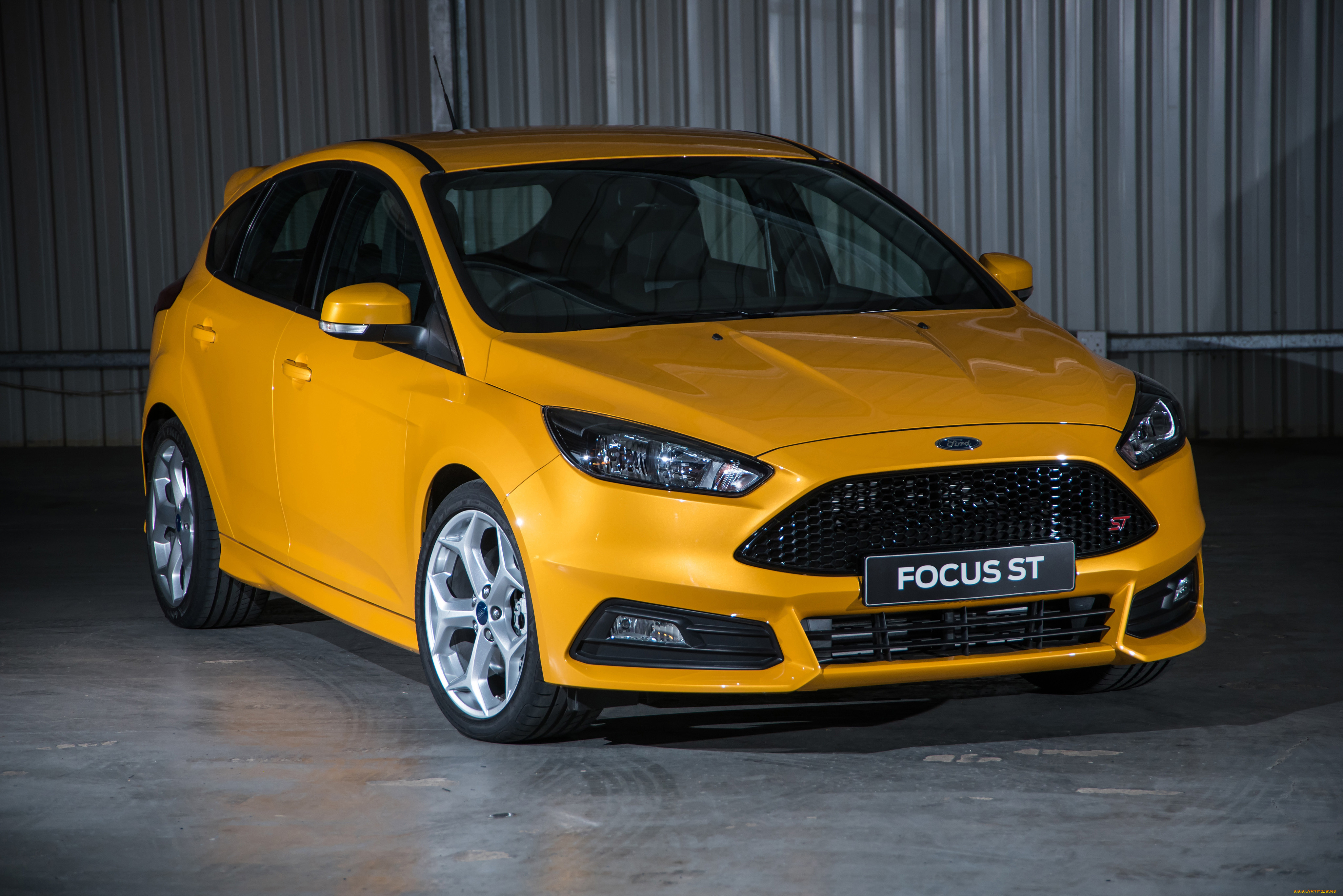 автомобили, ford, 2015г, желтый, za-spec, st, focus