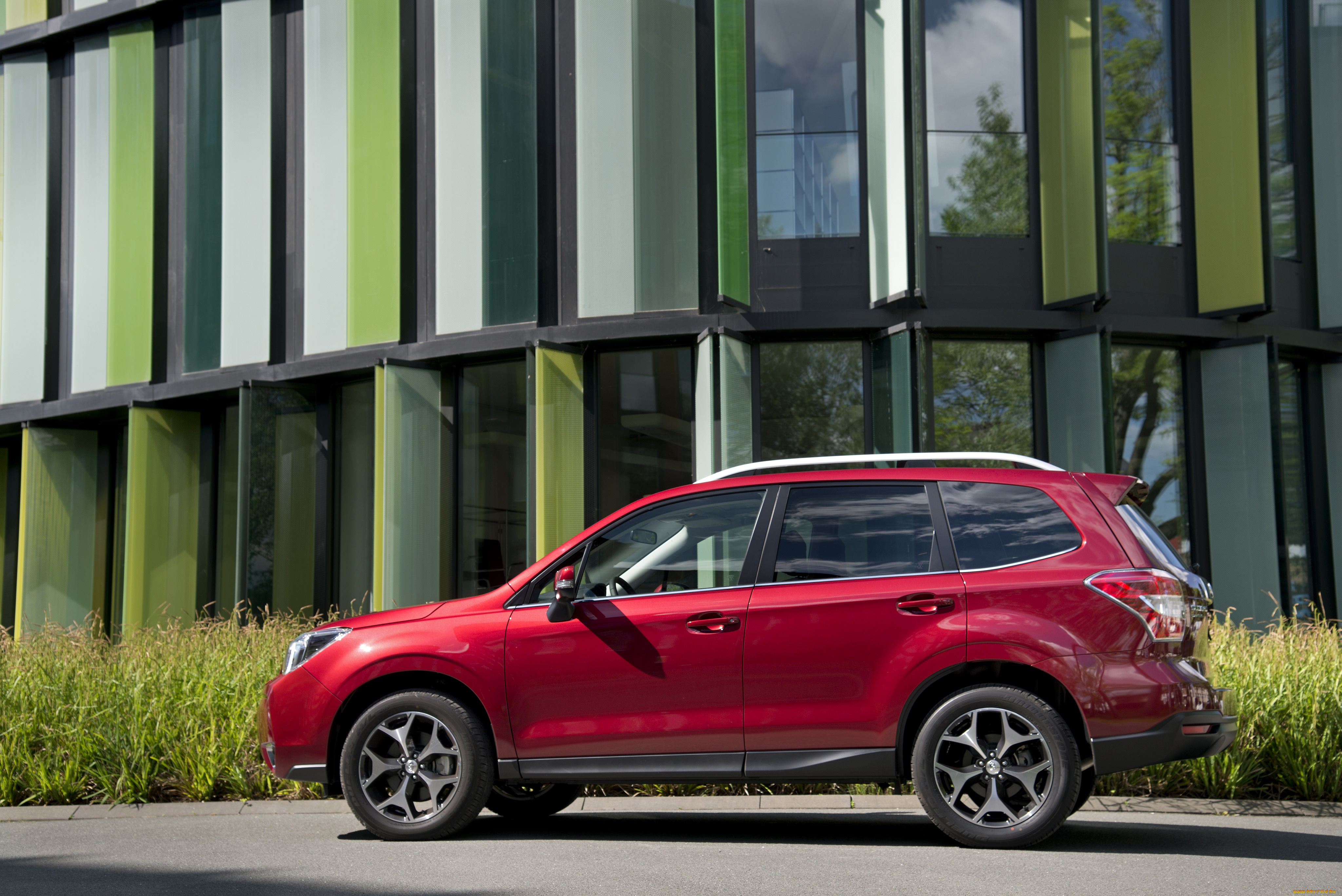 автомобили, subaru, forester, 2-0d, sport, 2014г, красный