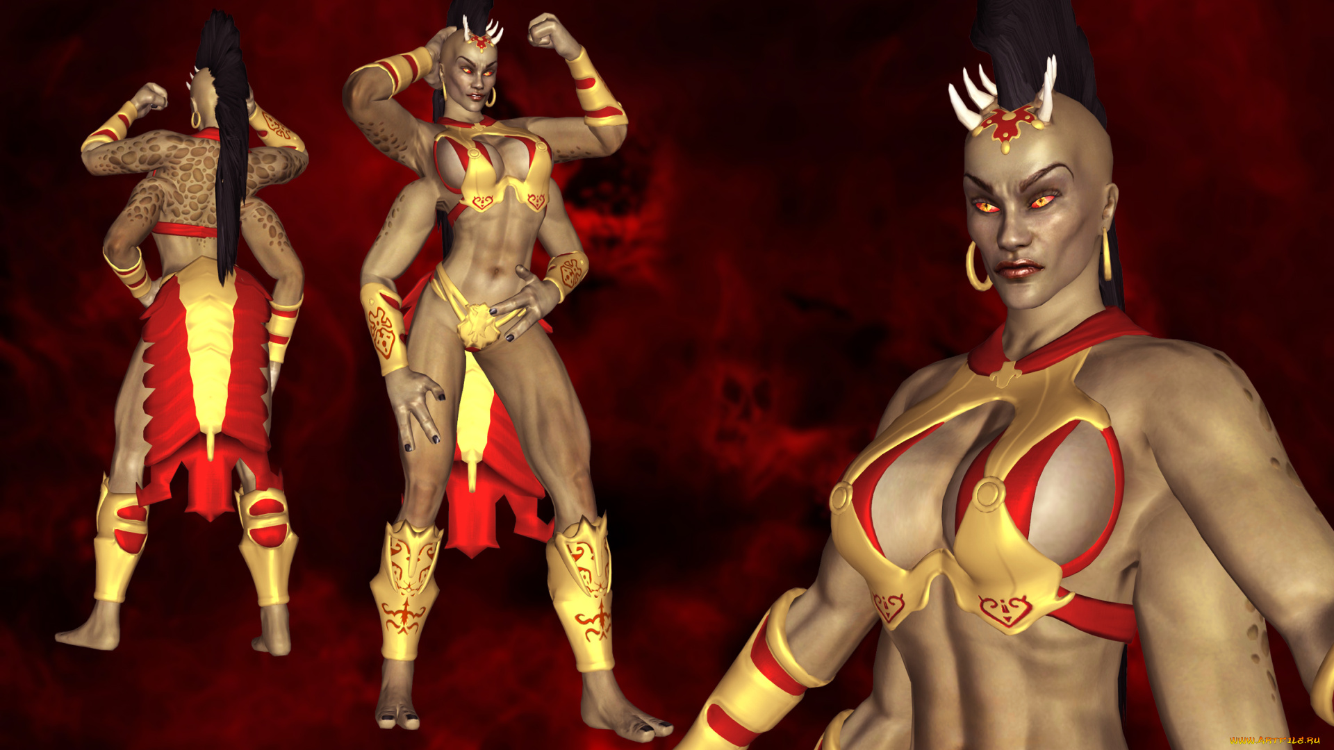 3д, графика, фантазия, , fantasy, фон, существо, взгляд