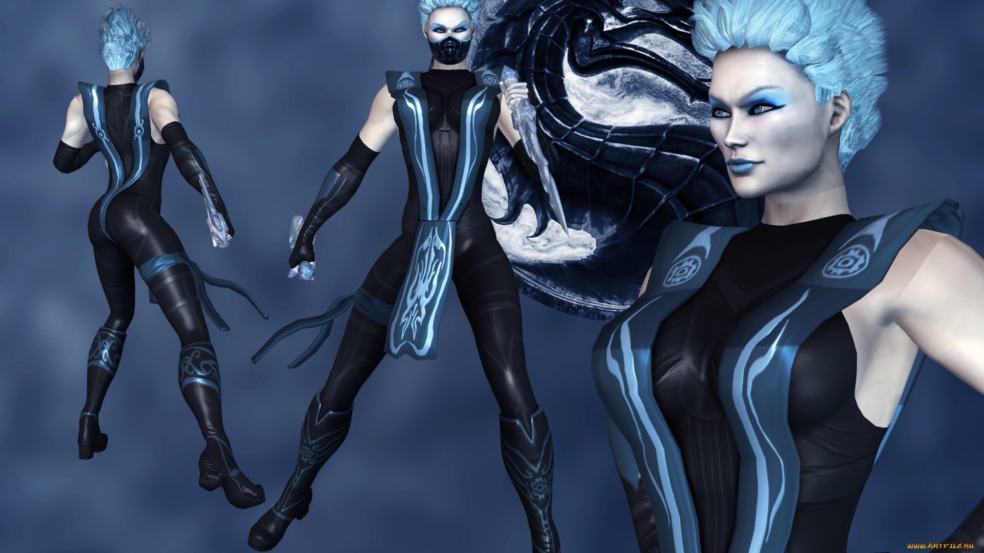 3д, графика, фантазия, , fantasy, фон, взгляд, девушка