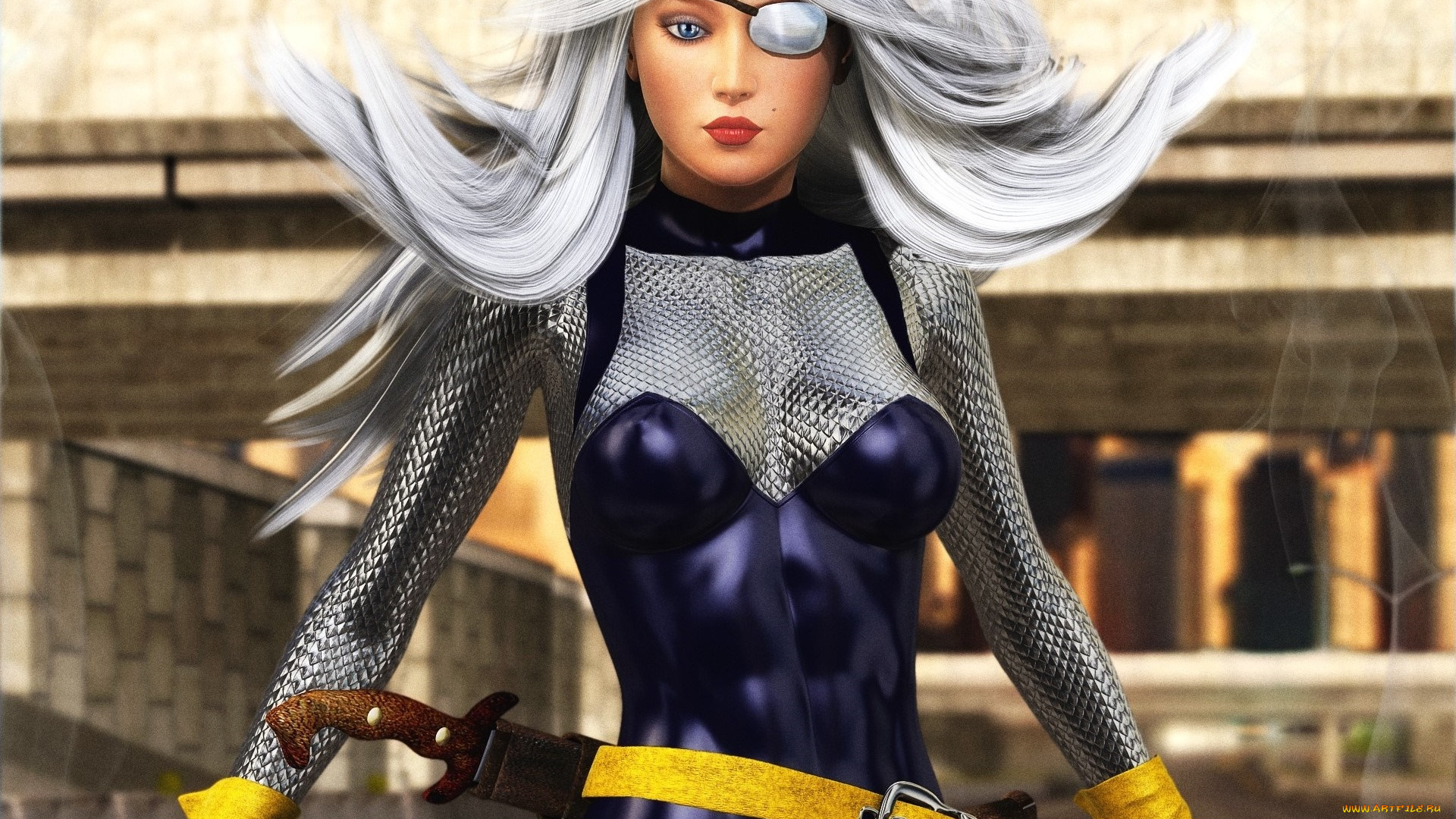 3д, графика, фантазия, , fantasy, взгляд, фон, девушка