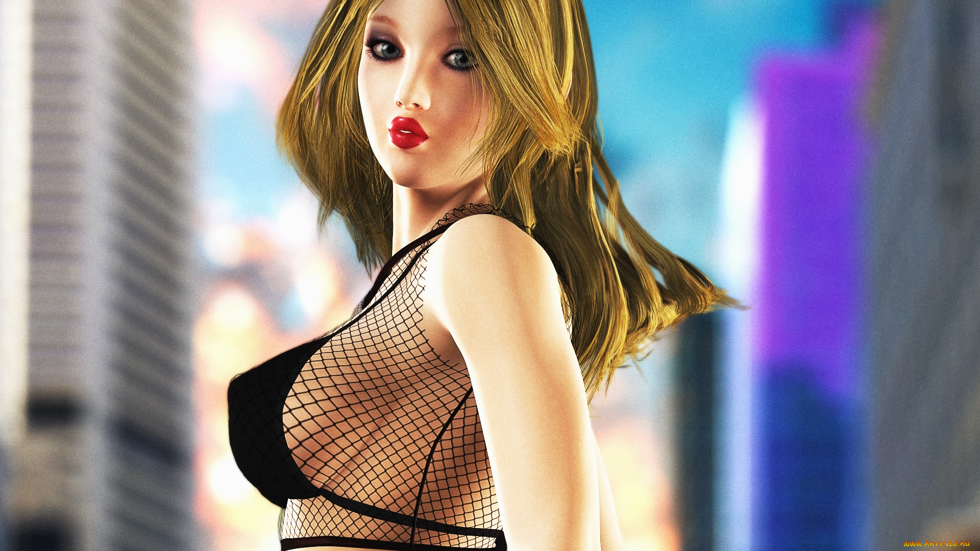 3д, графика, люди, , people, фон, девушка, взгляд