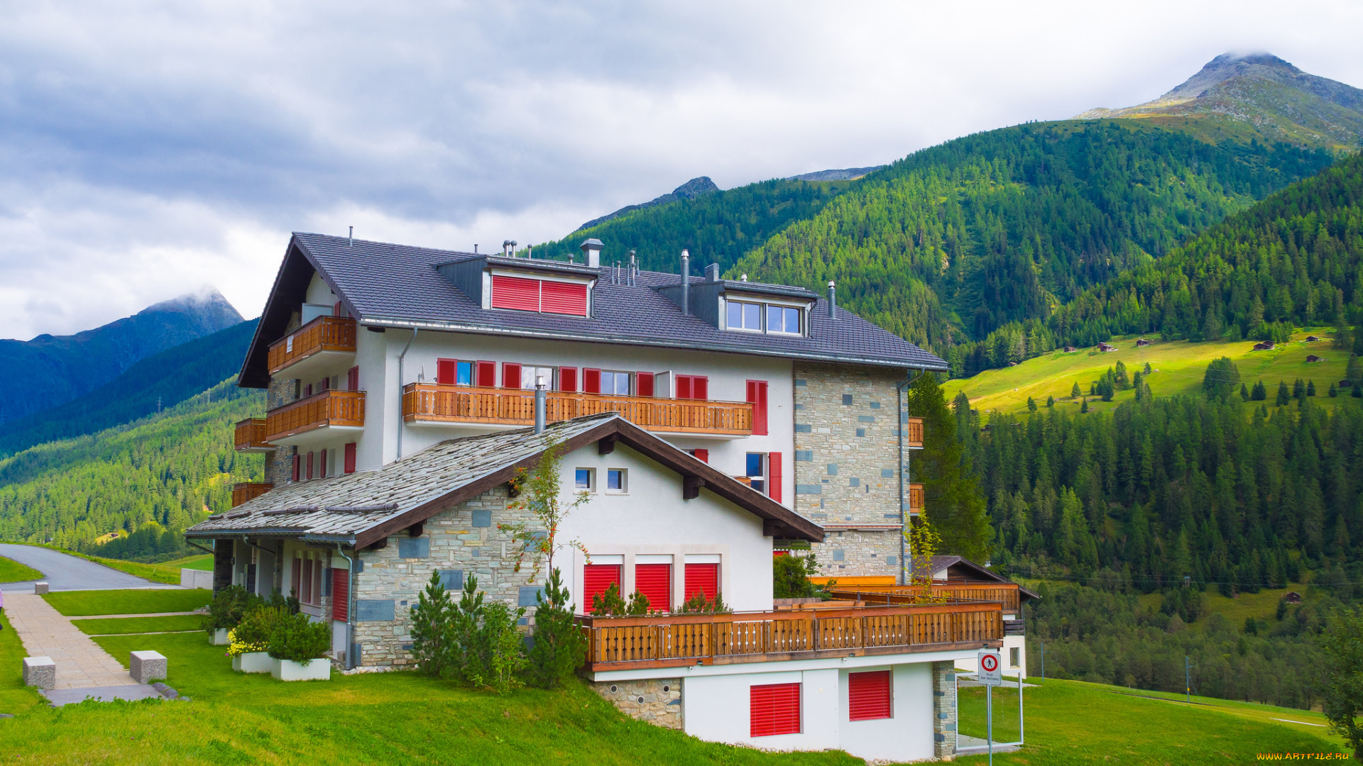 города, -, здания, , дома, дом, загородный