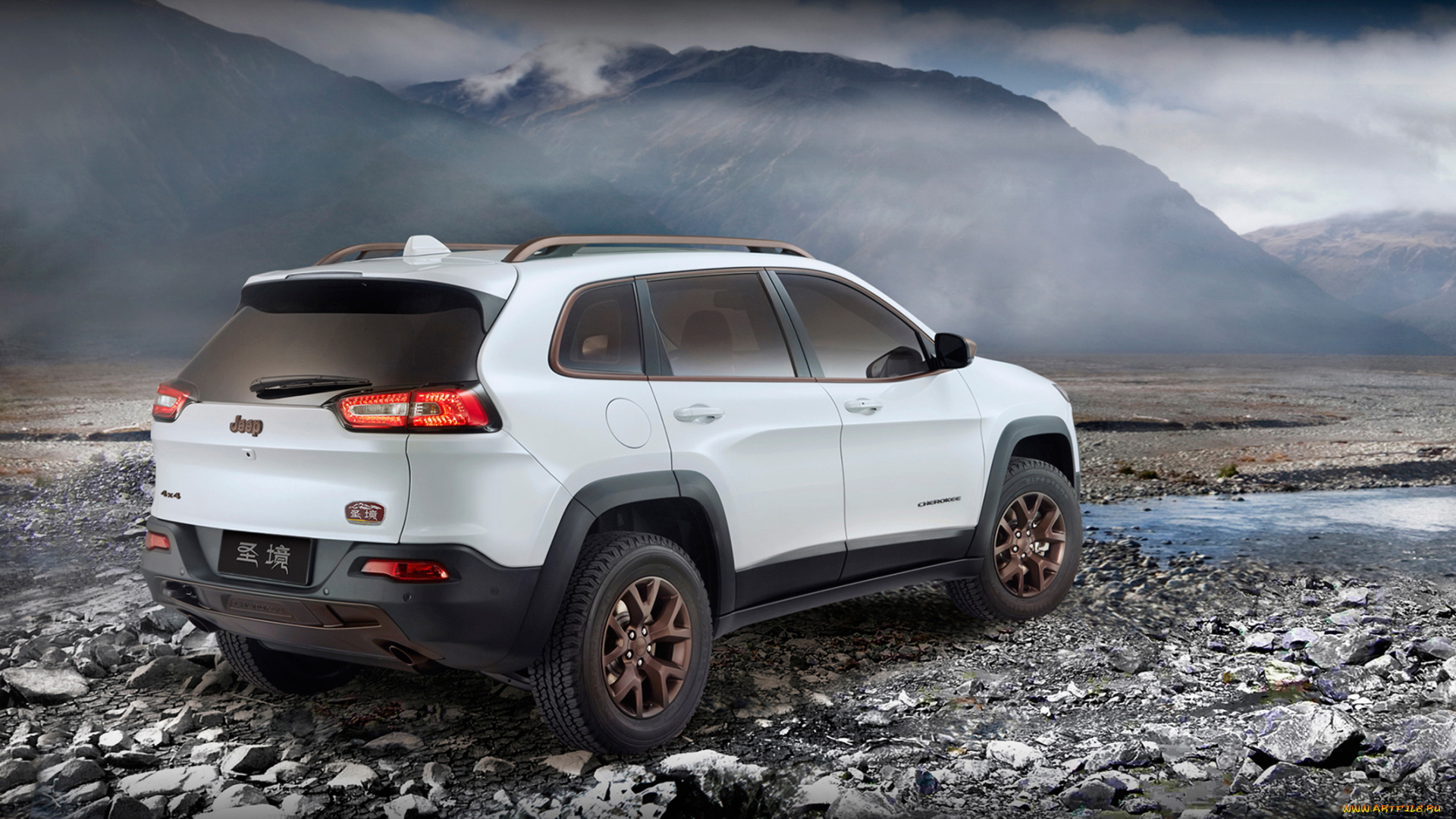 jeep, cherokee, sageland, concept, 2014, автомобили, jeep, cherokee, sageland, concept, 2014, внедорожник, джип, белый