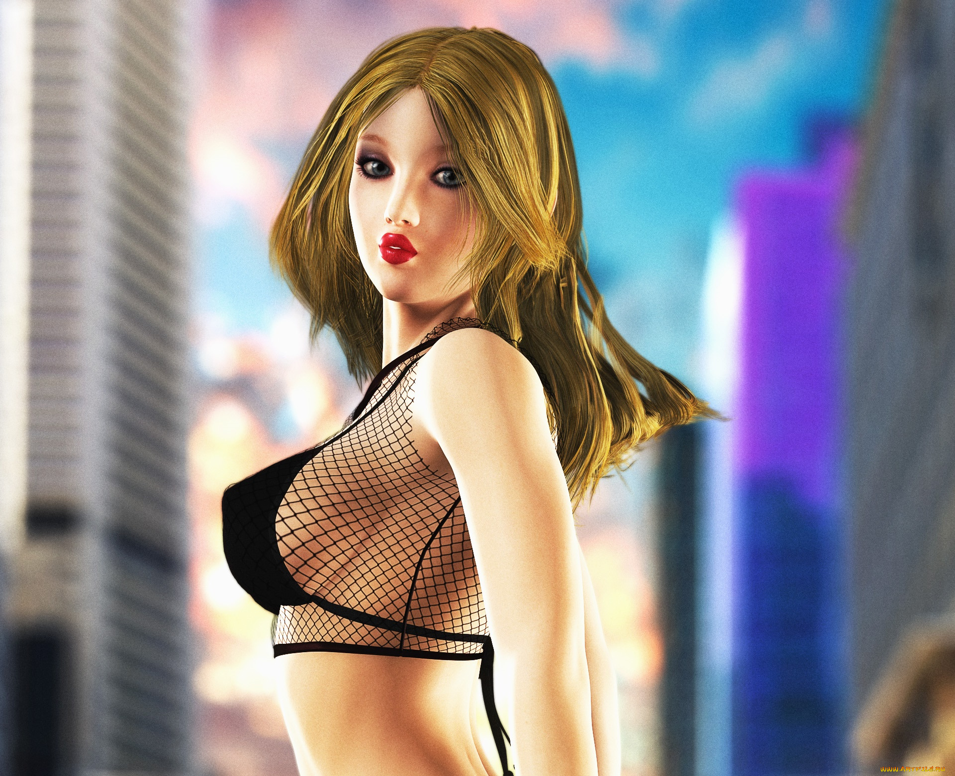 3д, графика, люди, , people, фон, девушка, взгляд