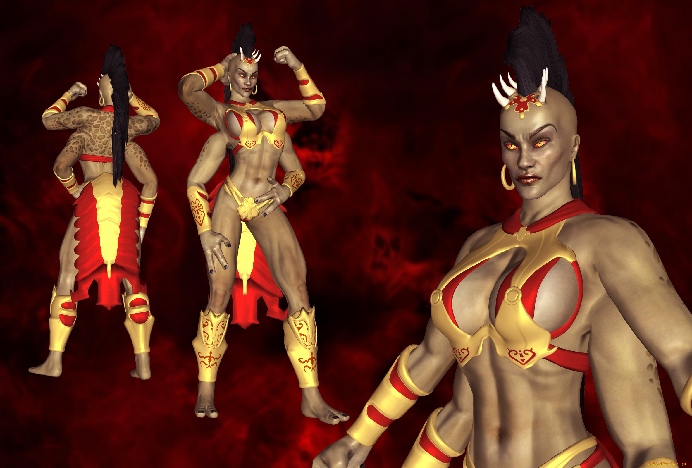 3д, графика, фантазия, , fantasy, фон, существо, взгляд