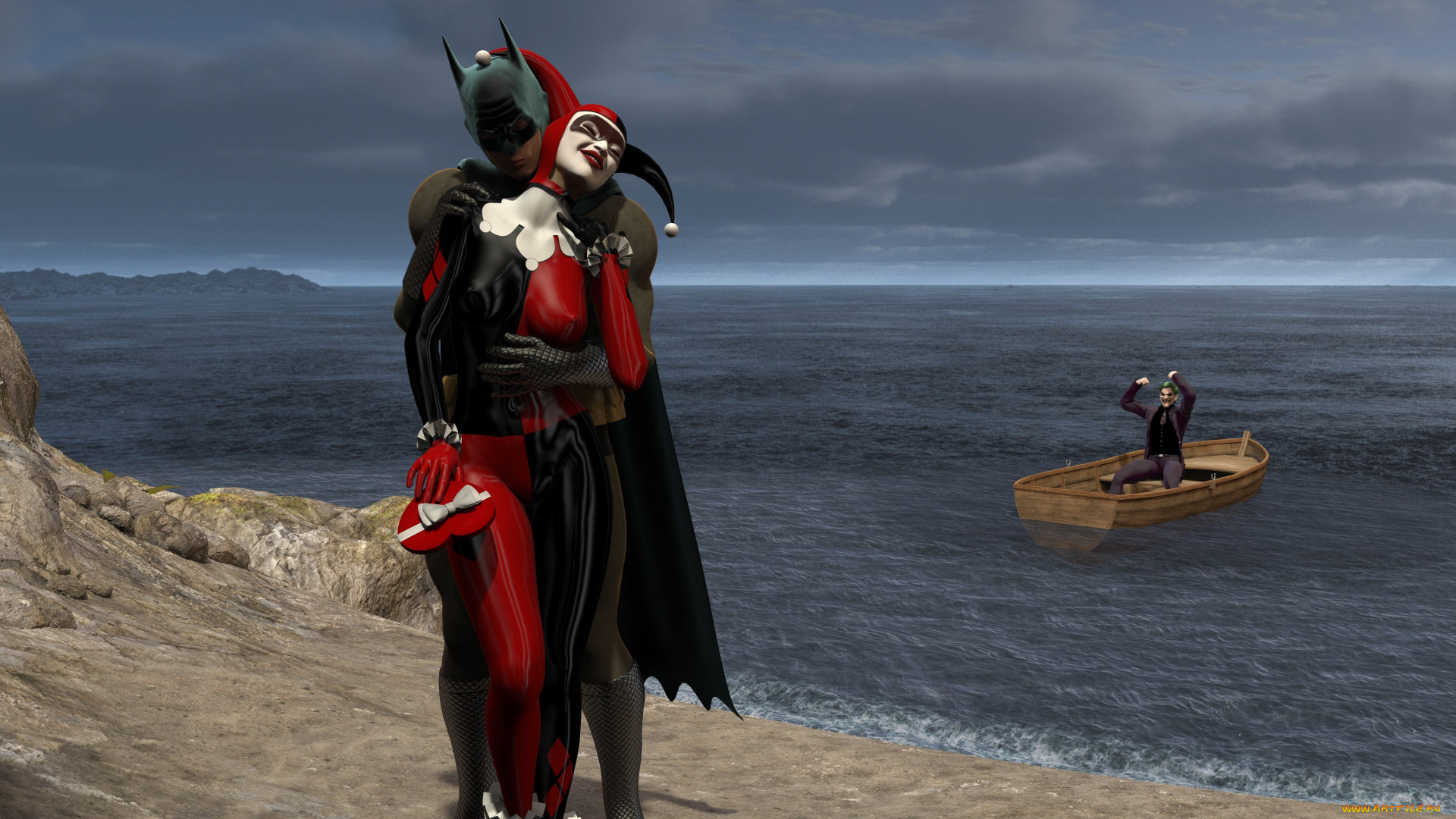 3д, графика, фантазия, , fantasy, девушка, взгляд, фон, мужчина