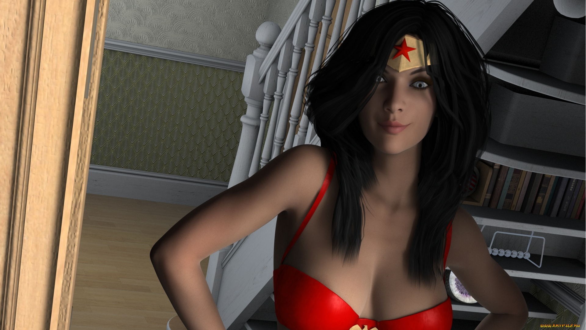 3д, графика, люди, , people, девушка, взгляд, фон