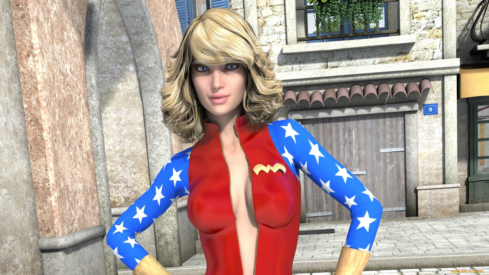 3д, графика, люди, , people, девушка, взгляд, фон