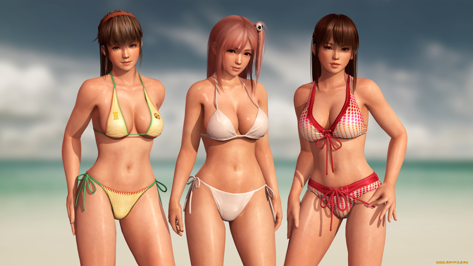 3д, графика, люди, , people, девушки, взгляд, фон