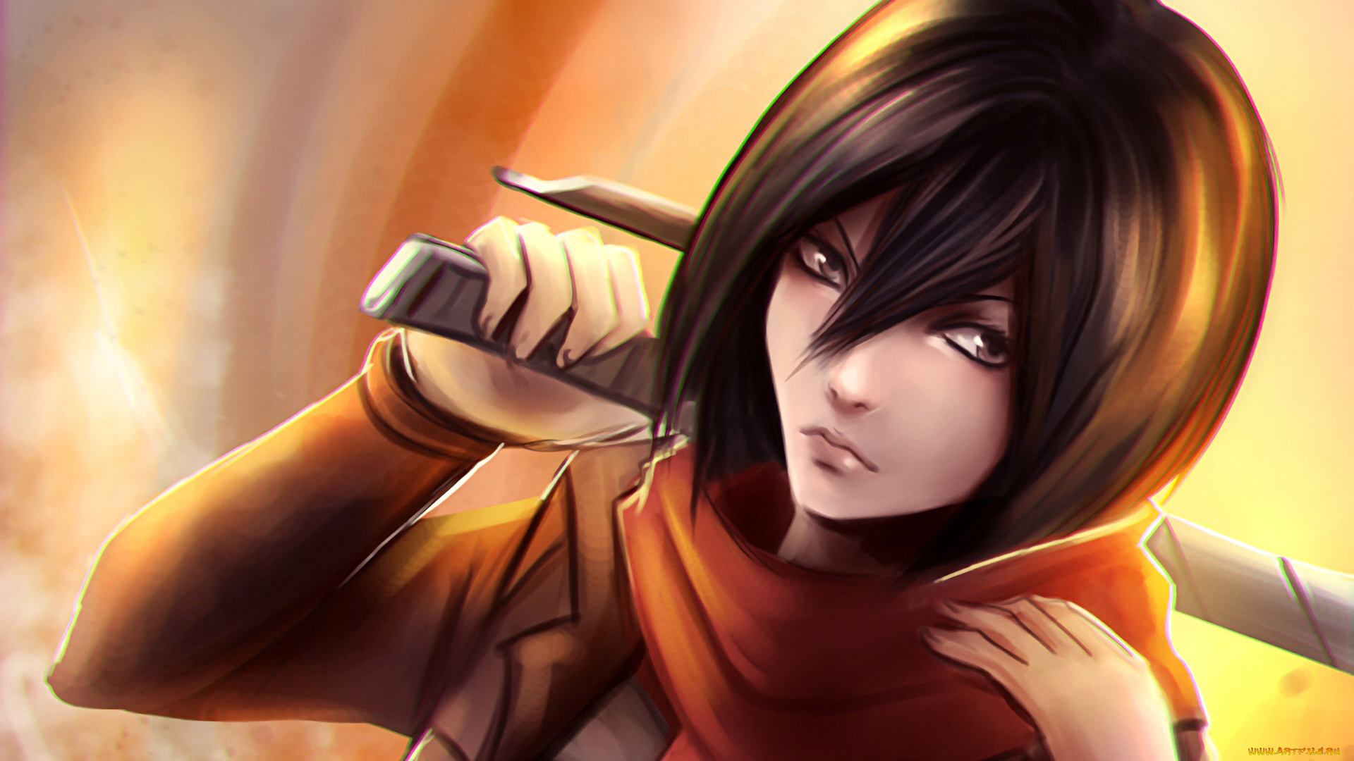 аниме, shingeki, no, kyojin, атака, титанов