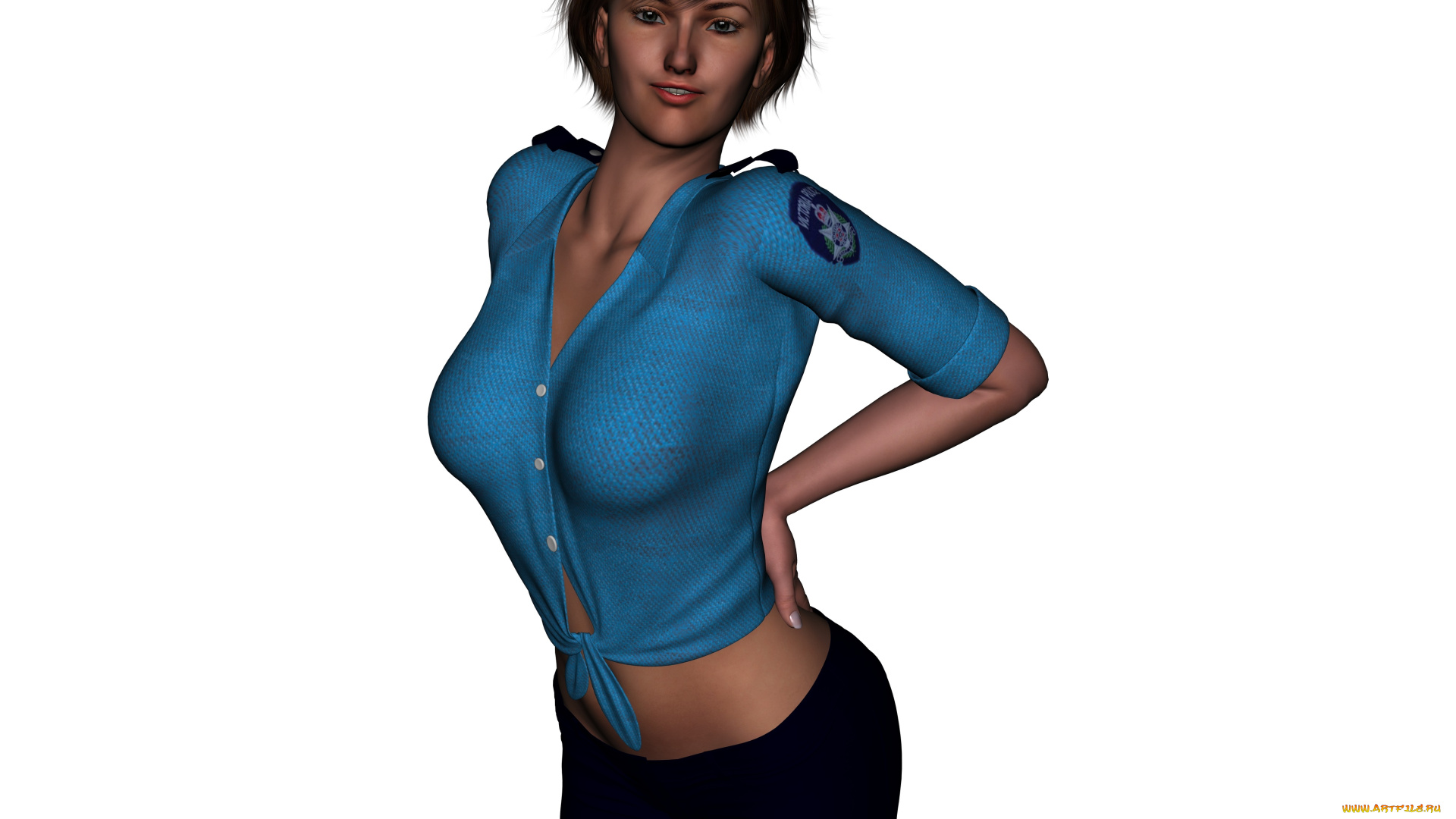 carabinieri, 3д, графика, люди, , people, девушка, взгляд, фон