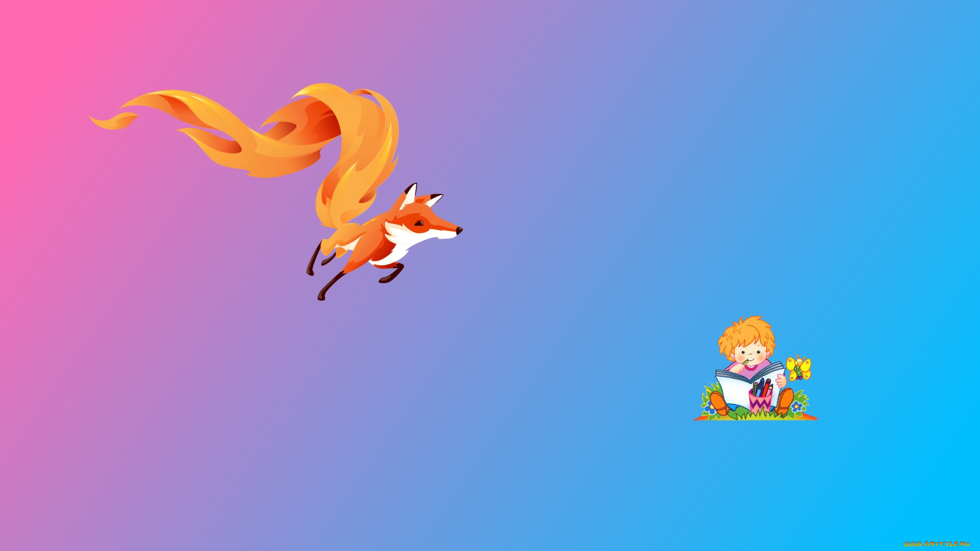 компьютеры, mozilla, firefox, фон, логотип