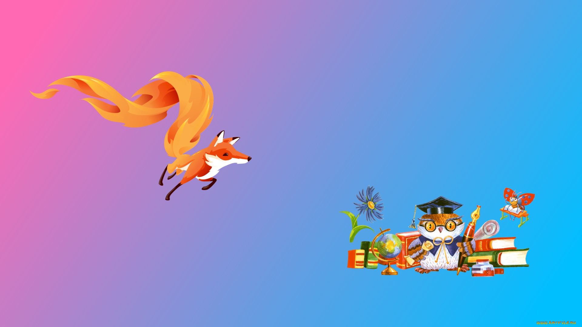 компьютеры, mozilla, firefox, логотип, фон