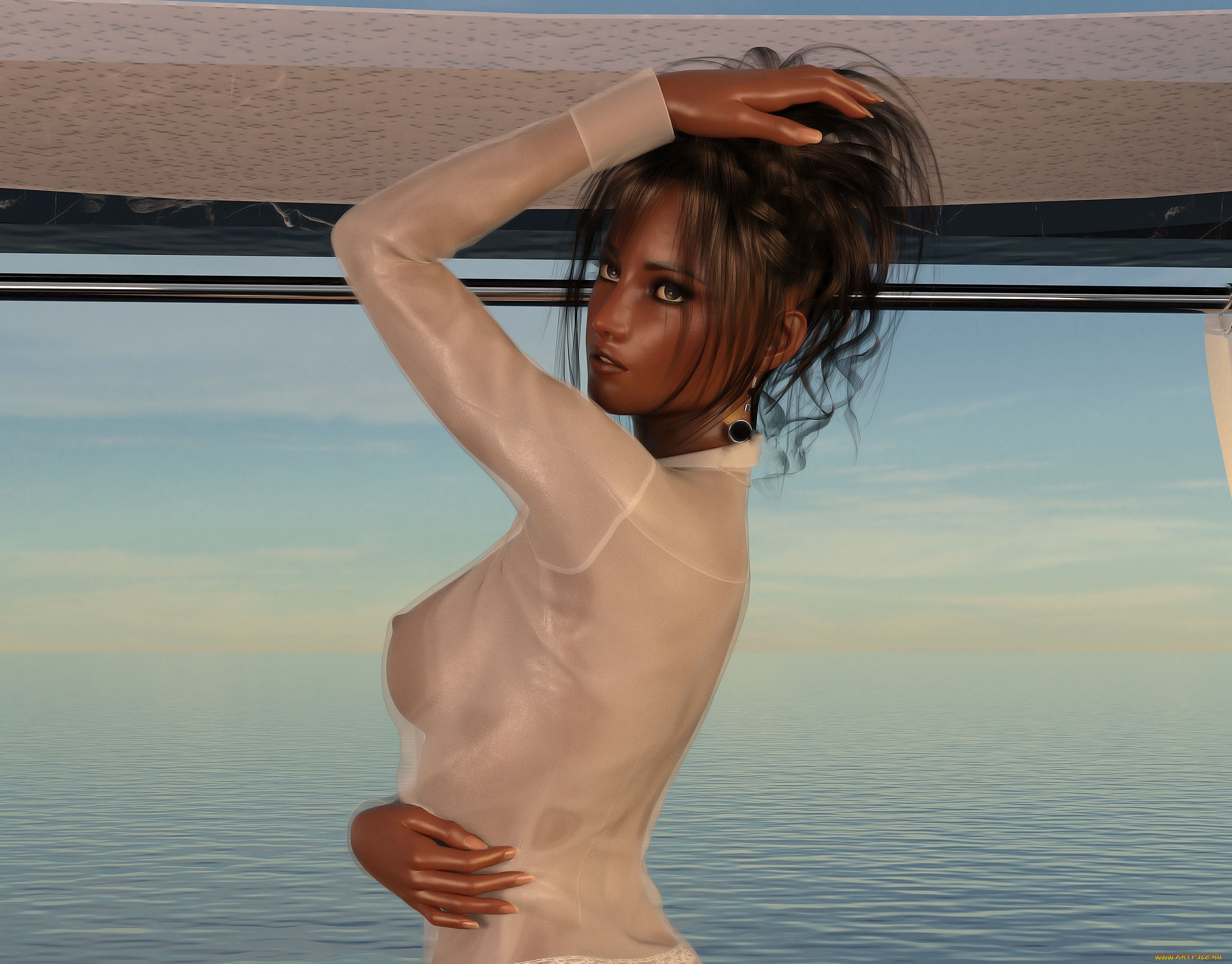 3д, графика, люди, , people, взгляд, девушка, фон