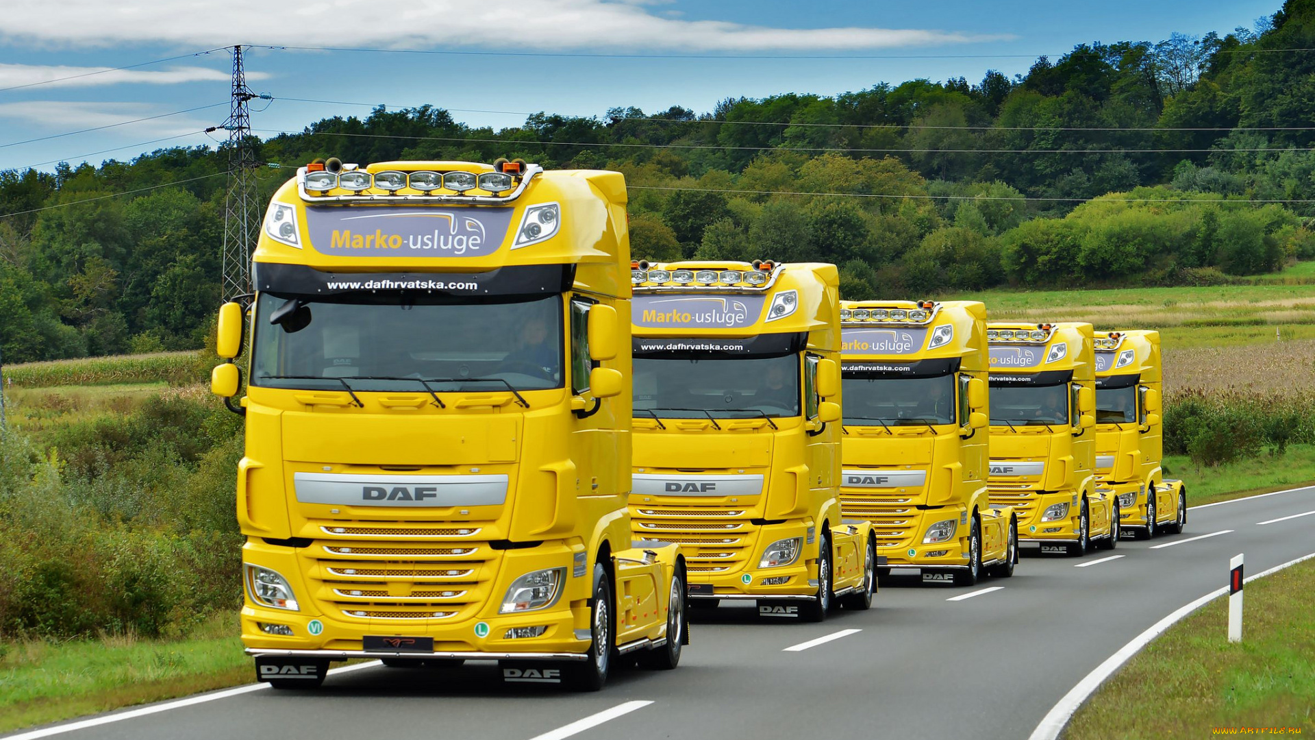 автомобили, daf, грузовик, седельный, тягач