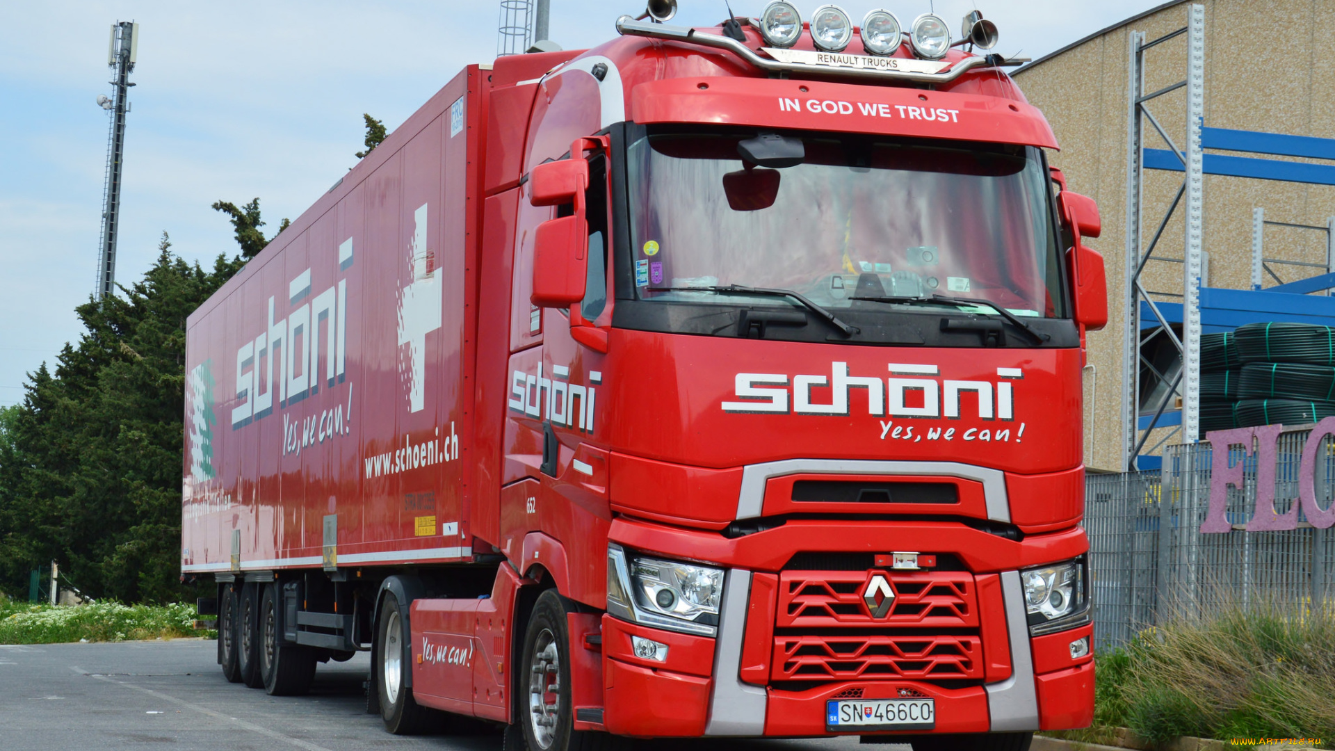 автомобили, renault, trucks, тягач, седельный, грузовик