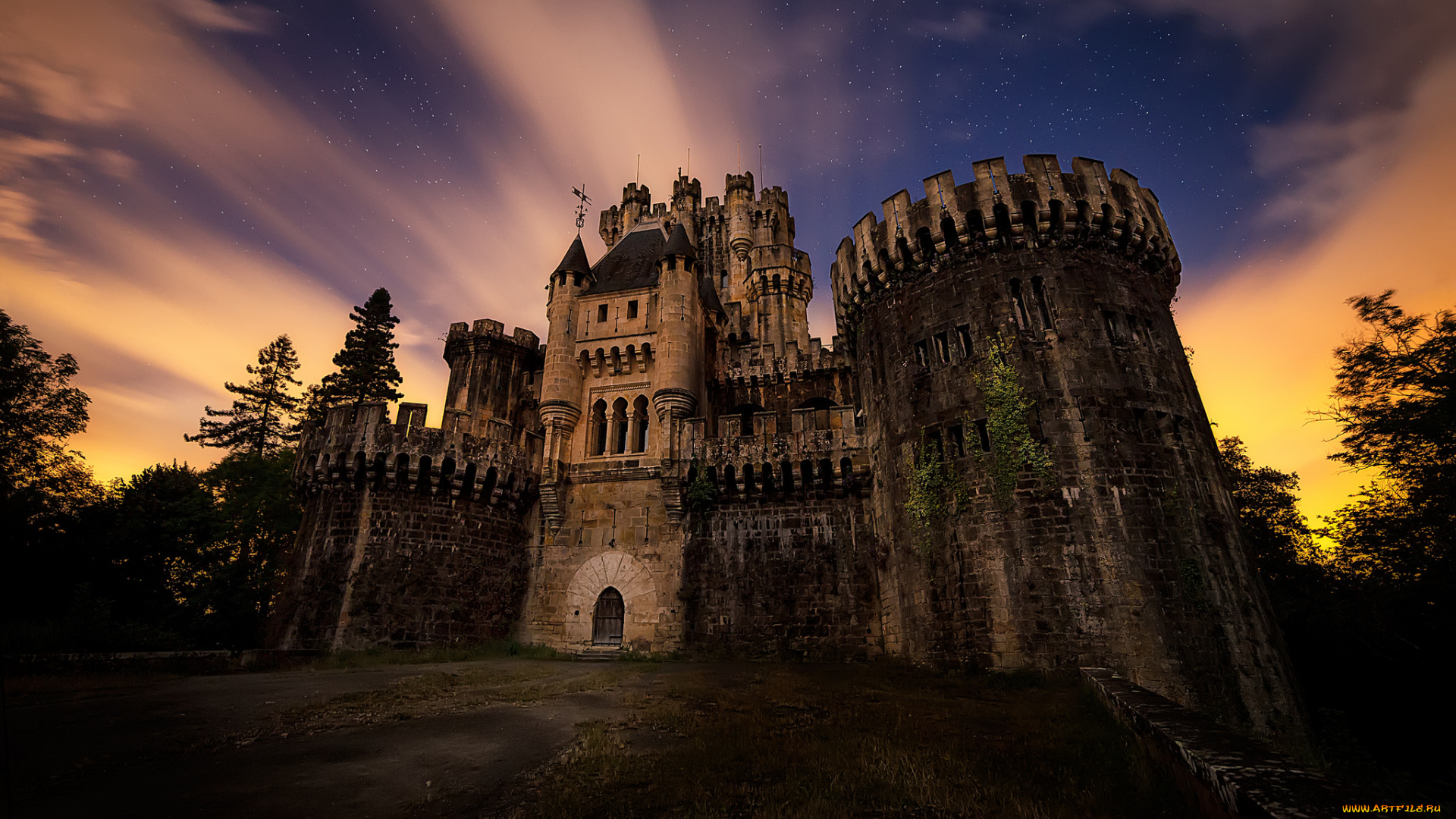 castillo, de, butr&, 243, города, замки, испании, простор