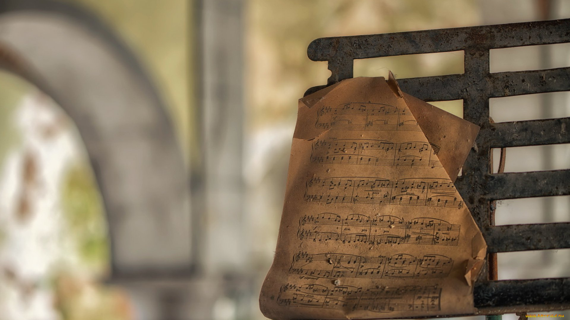 музыка, -другое, пюпитр, ноты