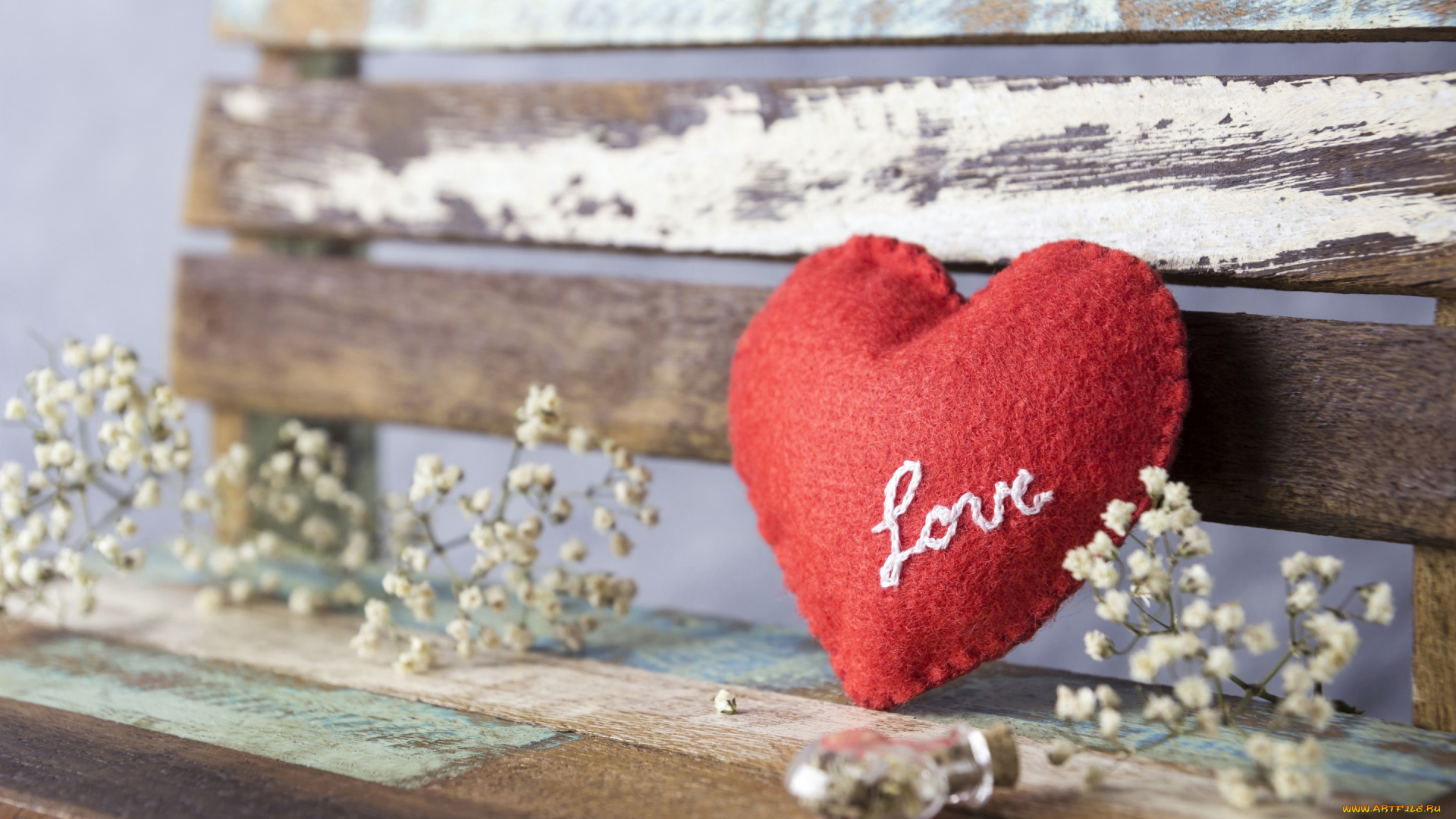 праздничные, день, святого, валентина, , сердечки, , любовь, любовь, цветы, flowers, beautiful, heart, love, wood, romantic, vintage, red, сердце