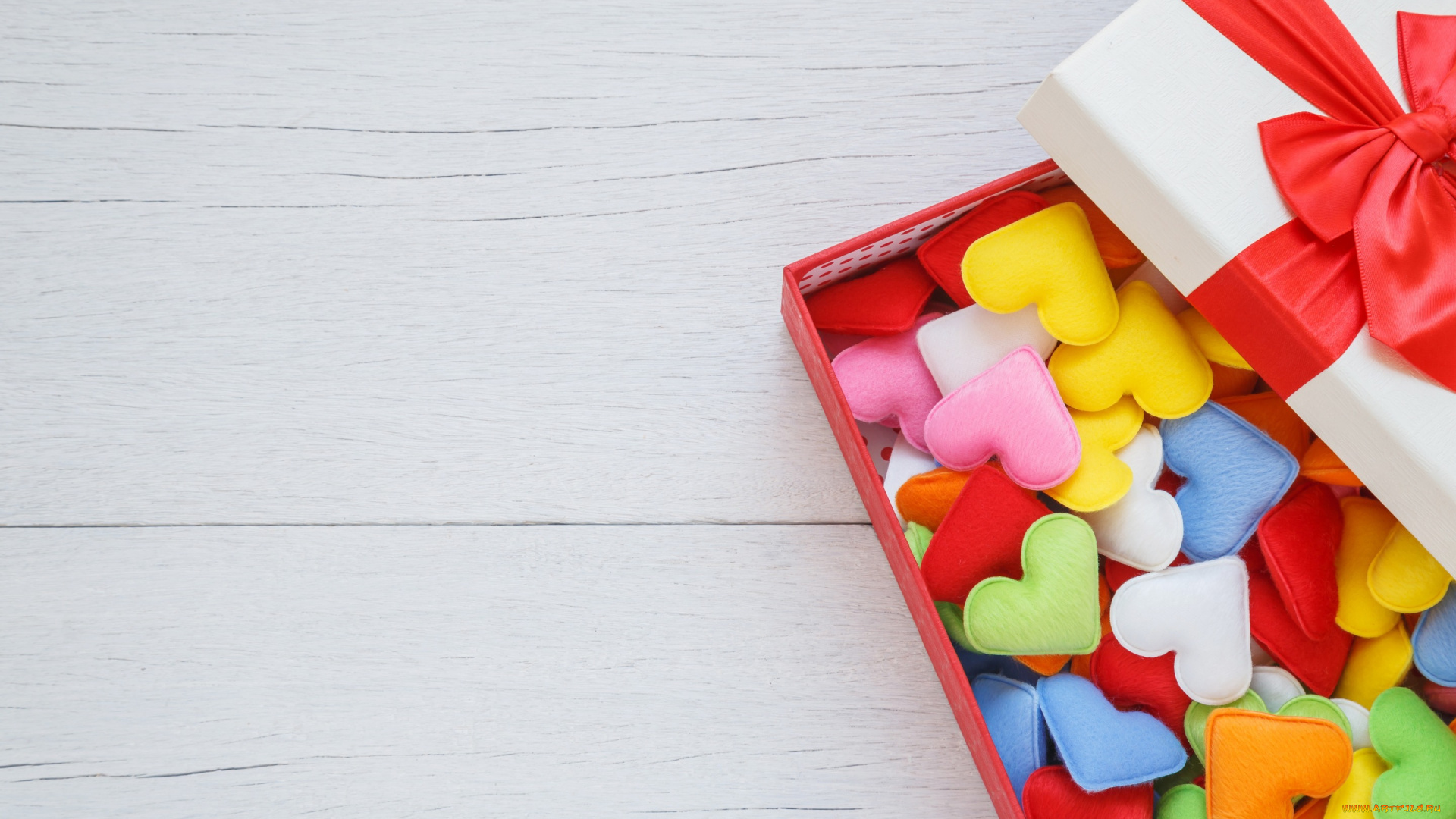 праздничные, угощения, любовь, сердечки, box, gift, romantic, love, colorful, подарок, hearts