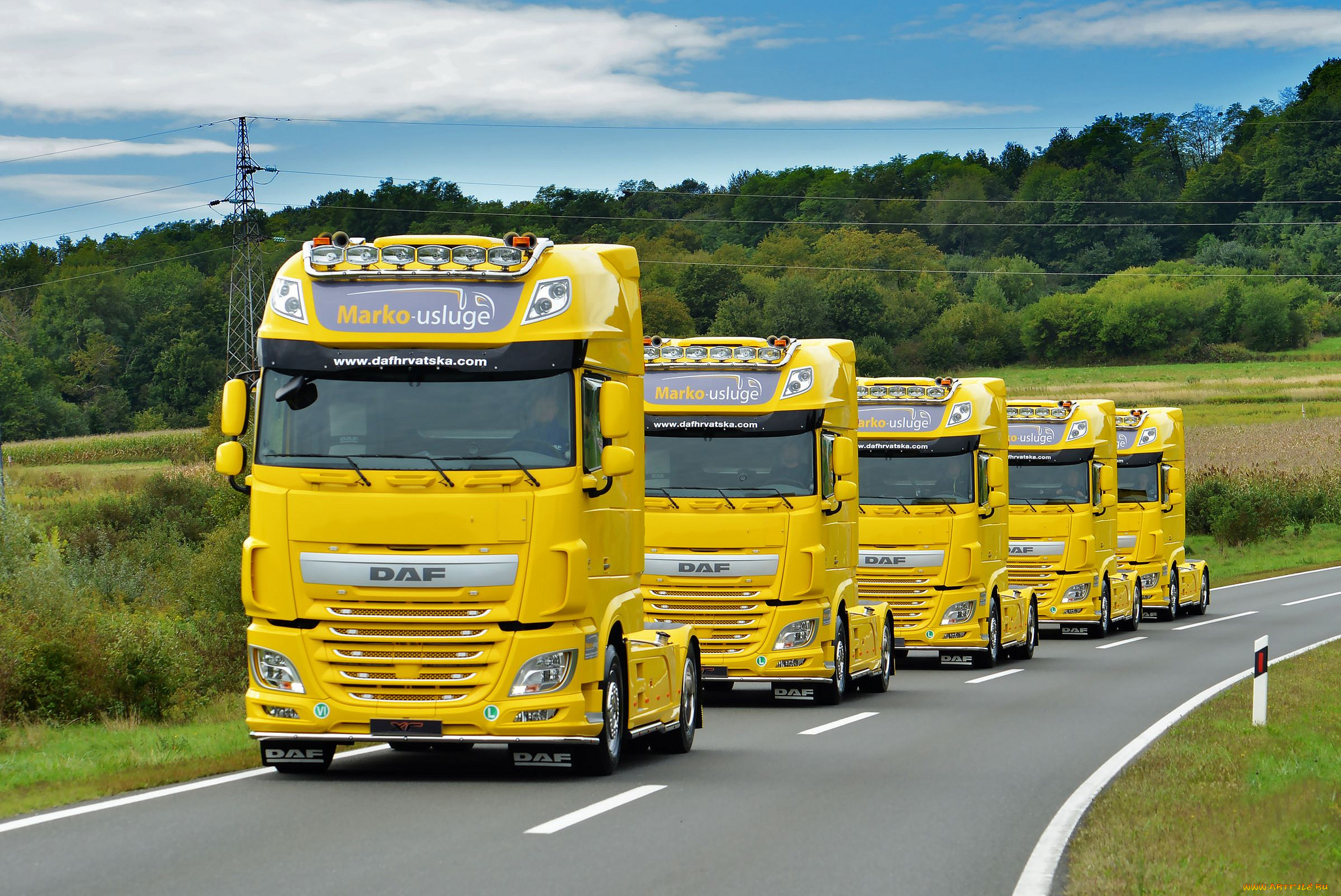 автомобили, daf, грузовик, седельный, тягач