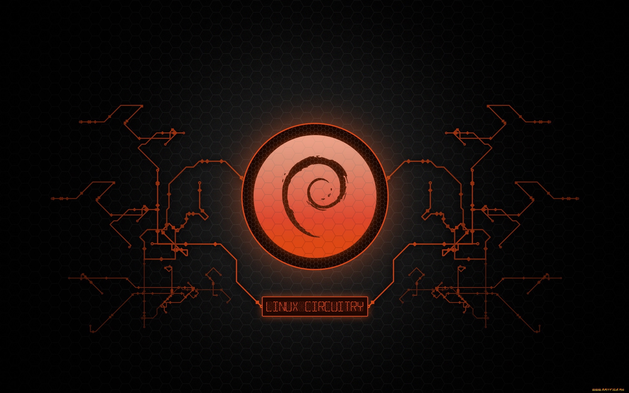 компьютеры, ubuntu, linux, фон, логотип