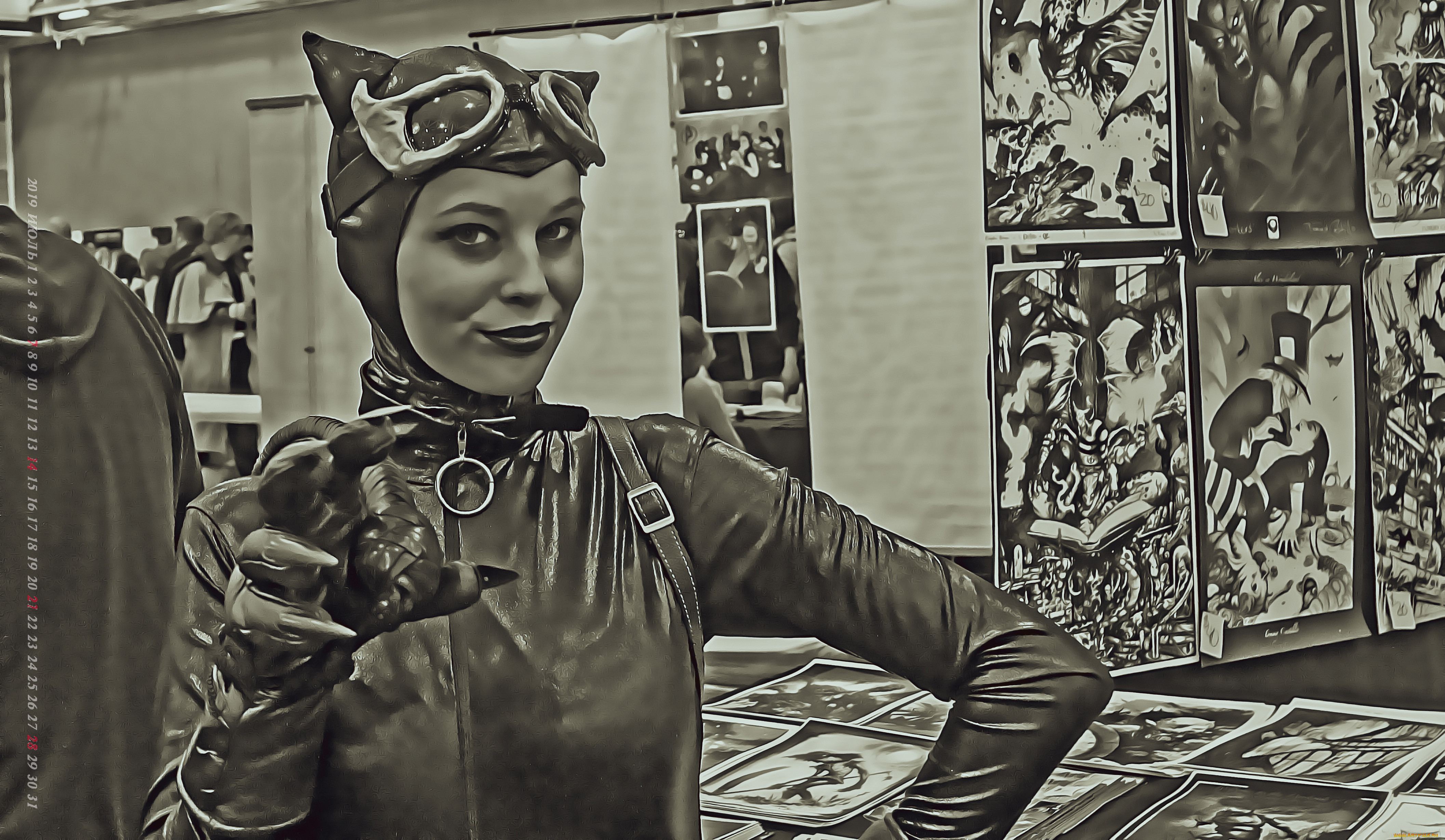 календари, компьютерный, дизайн, 2019, calendar, женщина, костюм, девушка, копслей, фотография