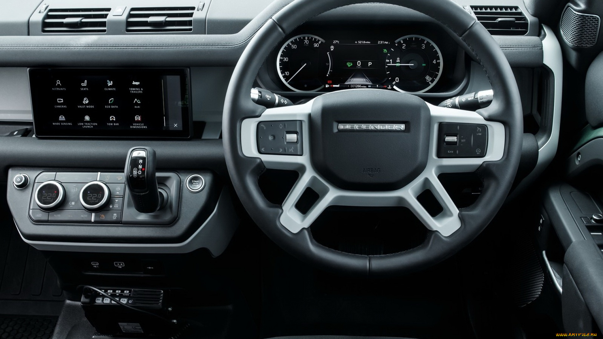 2020, land, rover, defender, 110, standart, автомобили, спидометры, торпедо, land, rover, defender, 2020, standart, 110, внедорожник, панель, приборов