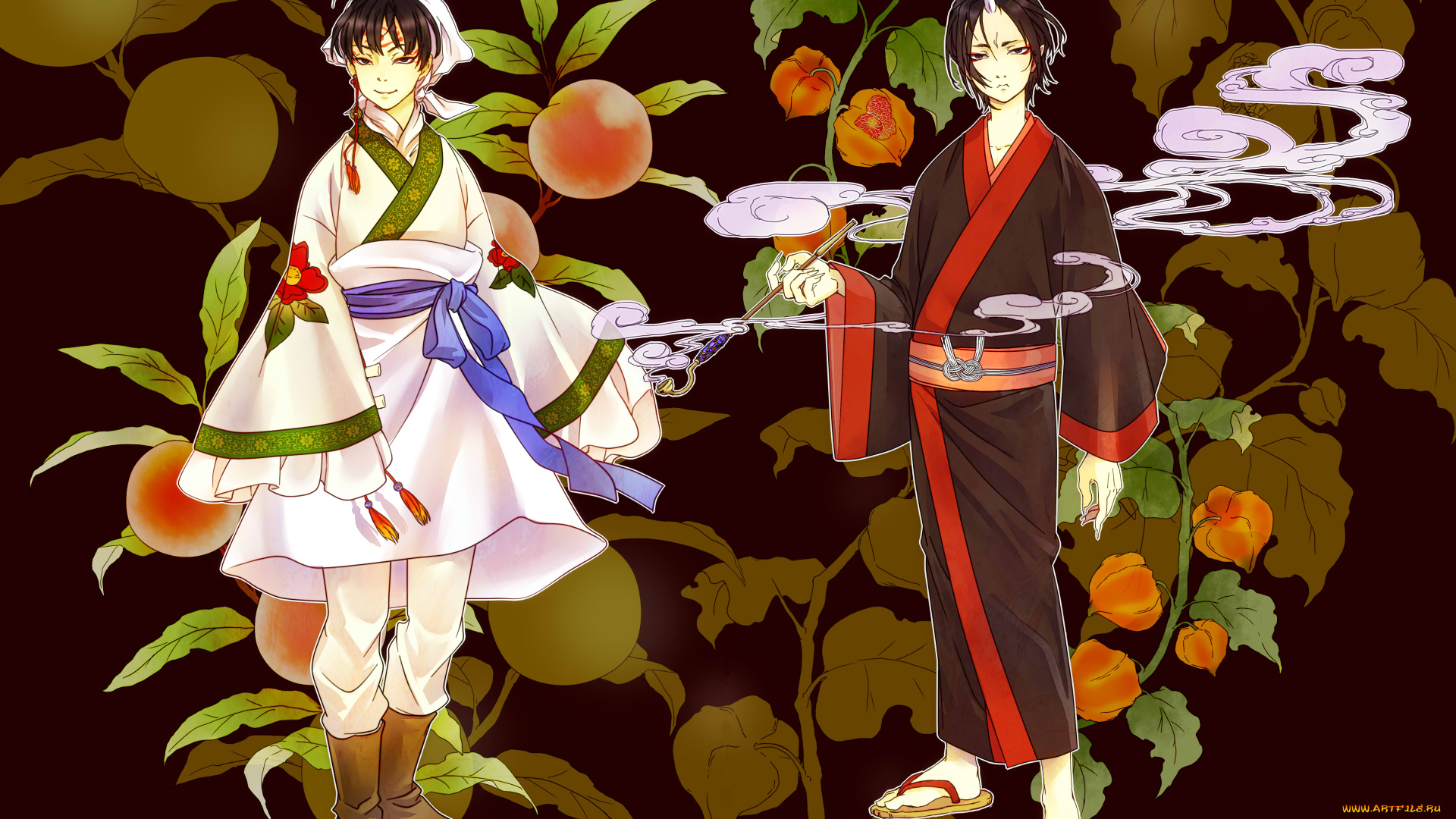 аниме, hoozuki, no, reitetsu, хладнокровный, ходзуки