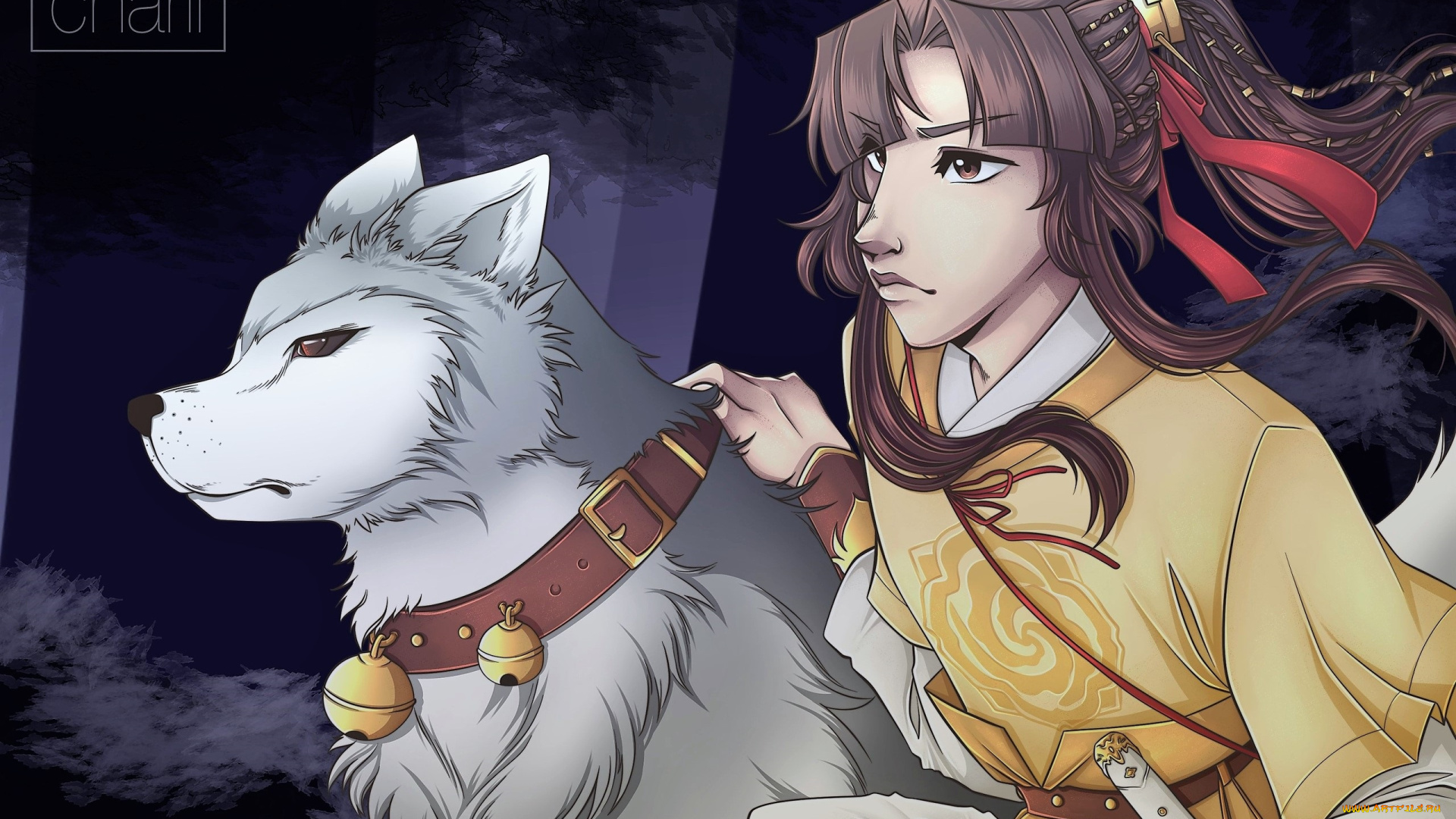 аниме, mo, dao, zu, shi, цзинь, лин, собака, фея