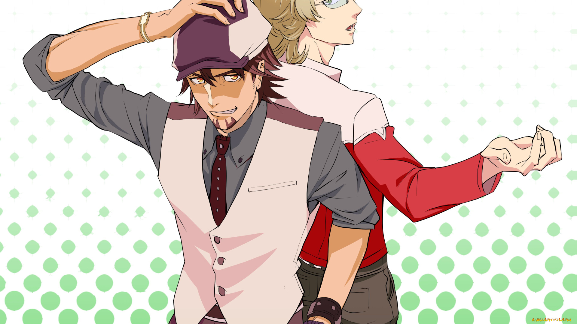 аниме, tiger, and, bunny, тигр, и, кролик