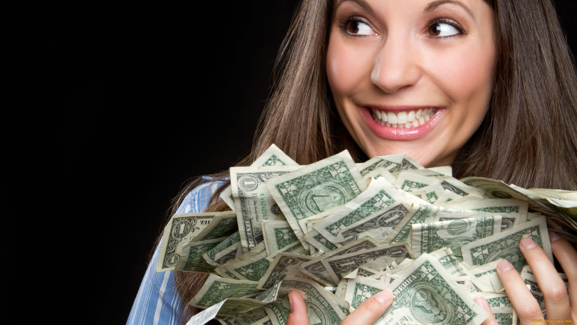 девушки, -, брюнетки, , шатенки, шатенка, доллары, улыбка