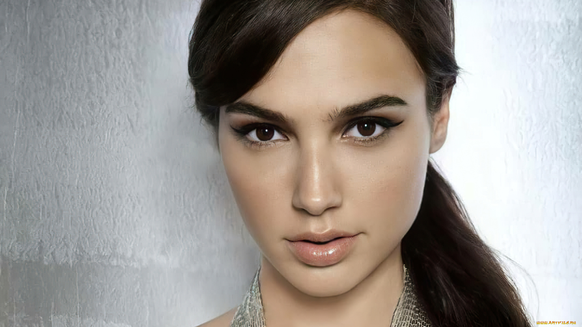 девушки, gal, gadot, шатенка, лицо