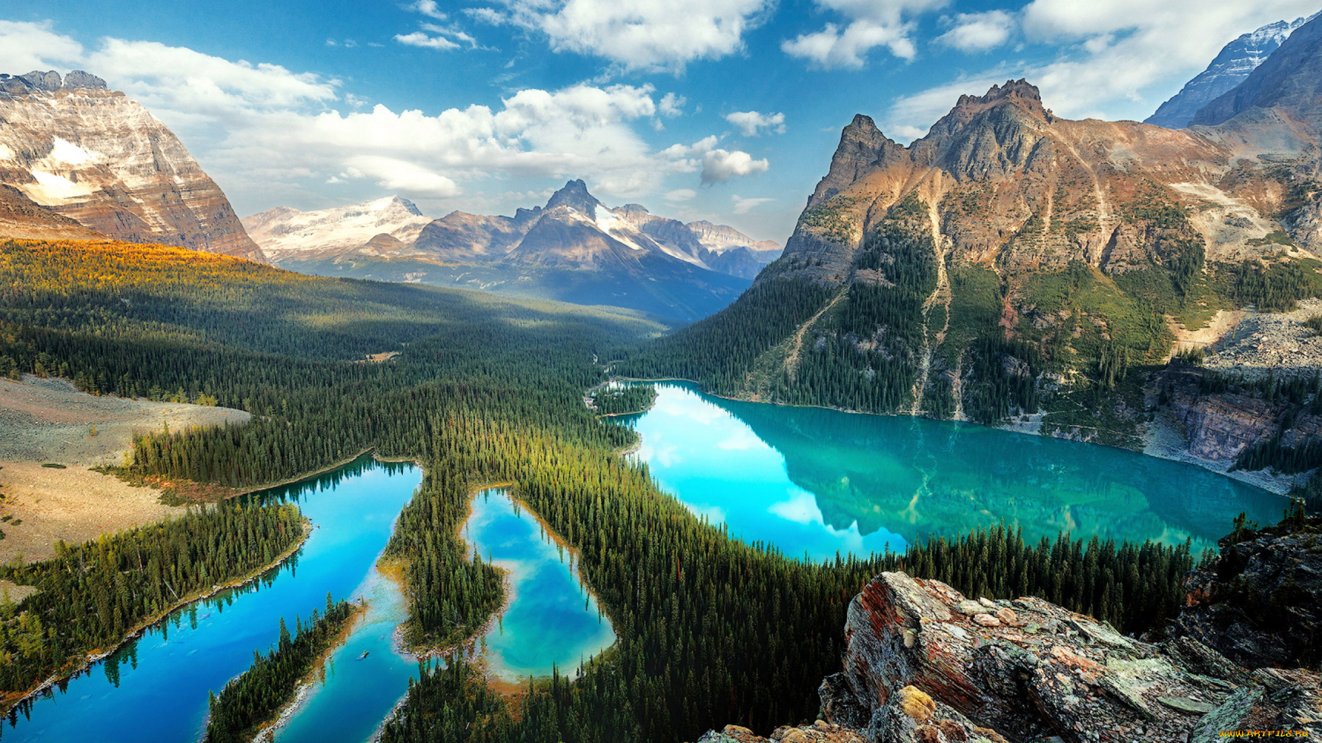 o`hara, lake, british, columbia, природа, реки, озера, o'hara, lake, british, columbia