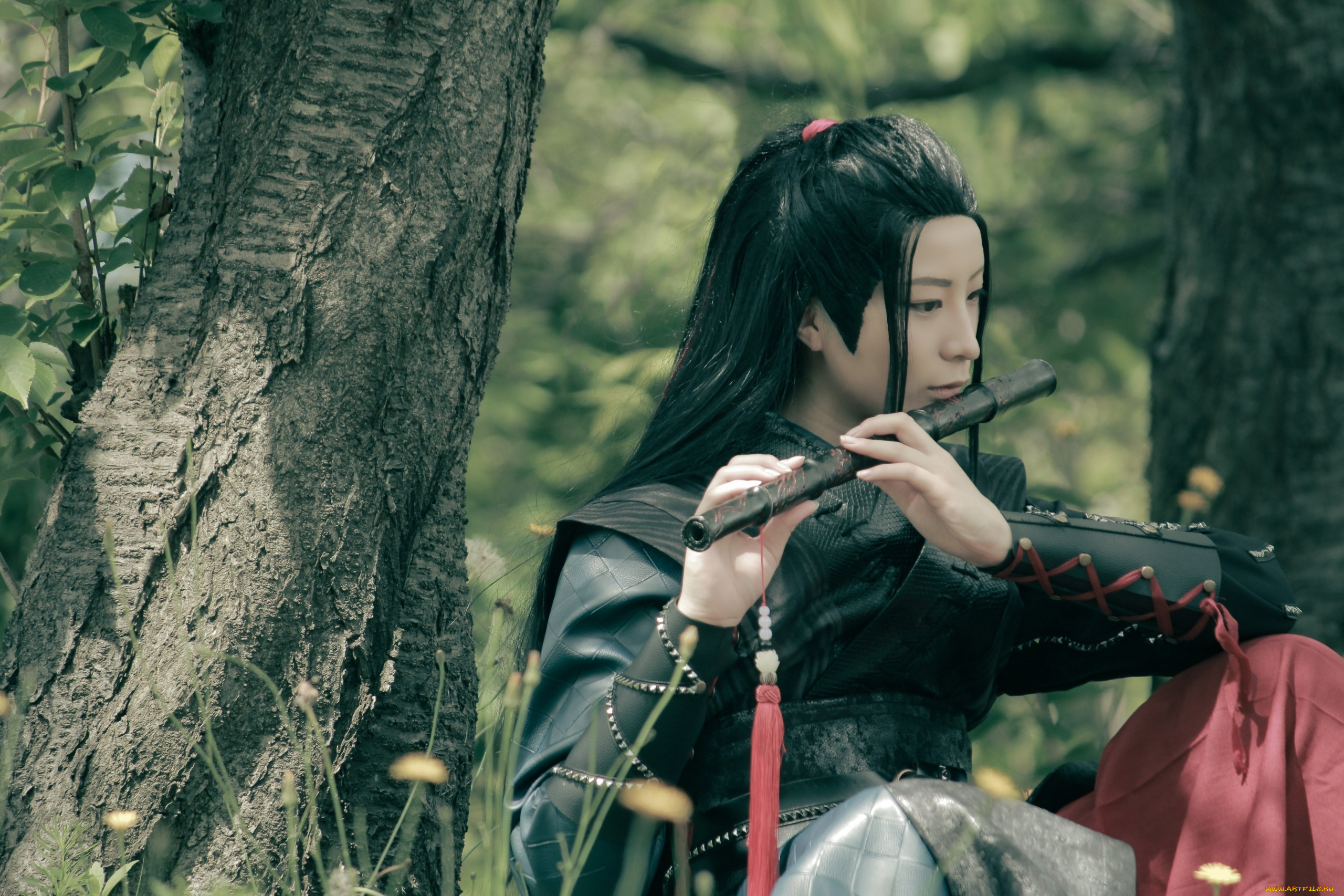 мужчины, -, креатив, , косплей, вэй, усянь, флейта, костюм