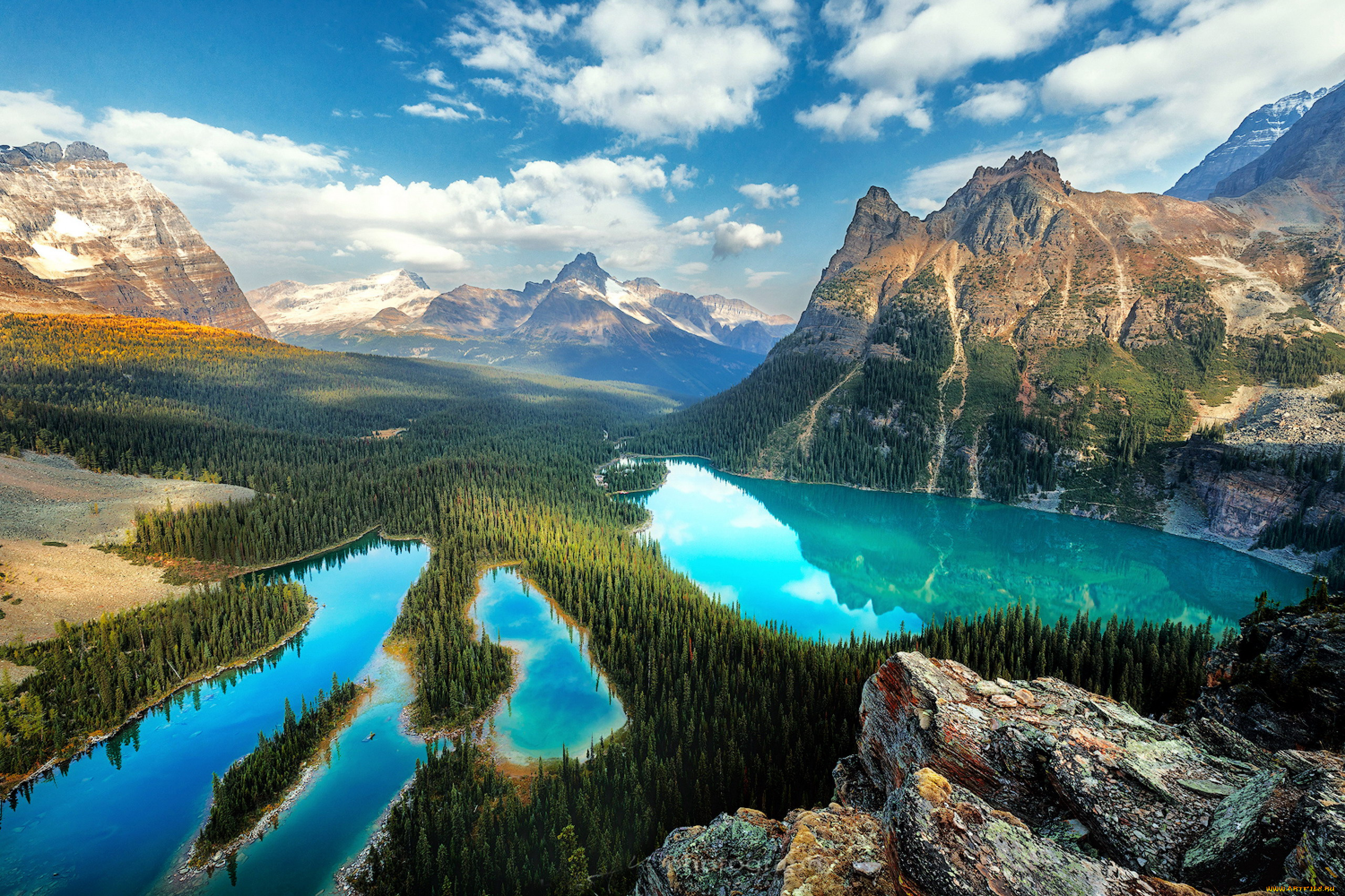 o`hara, lake, british, columbia, природа, реки, озера, o'hara, lake, british, columbia