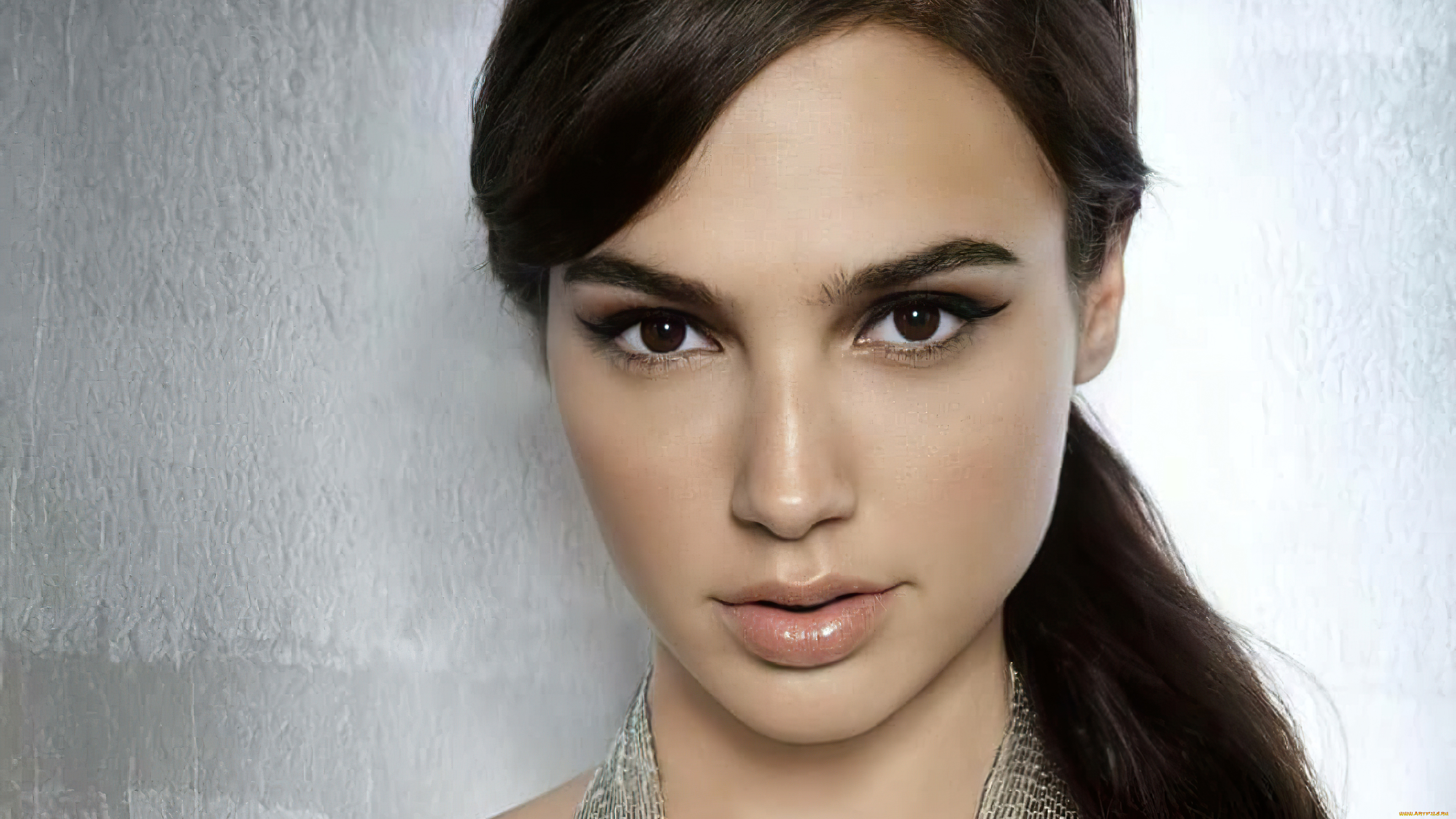 девушки, gal, gadot, шатенка, лицо