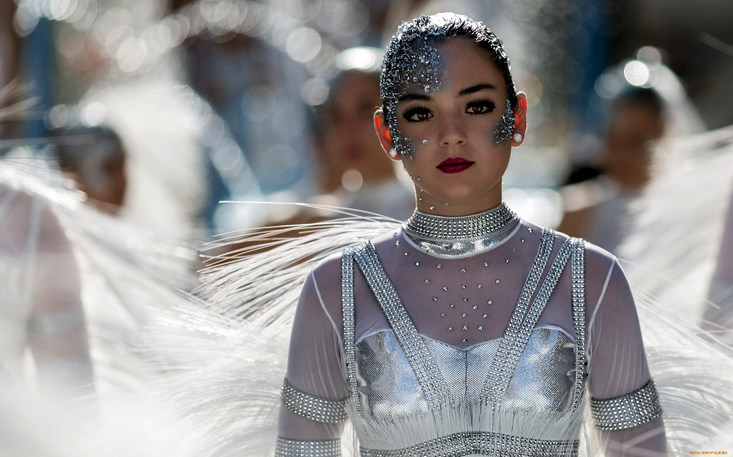 девушки, -, креатив, , косплей, макияж, креатив